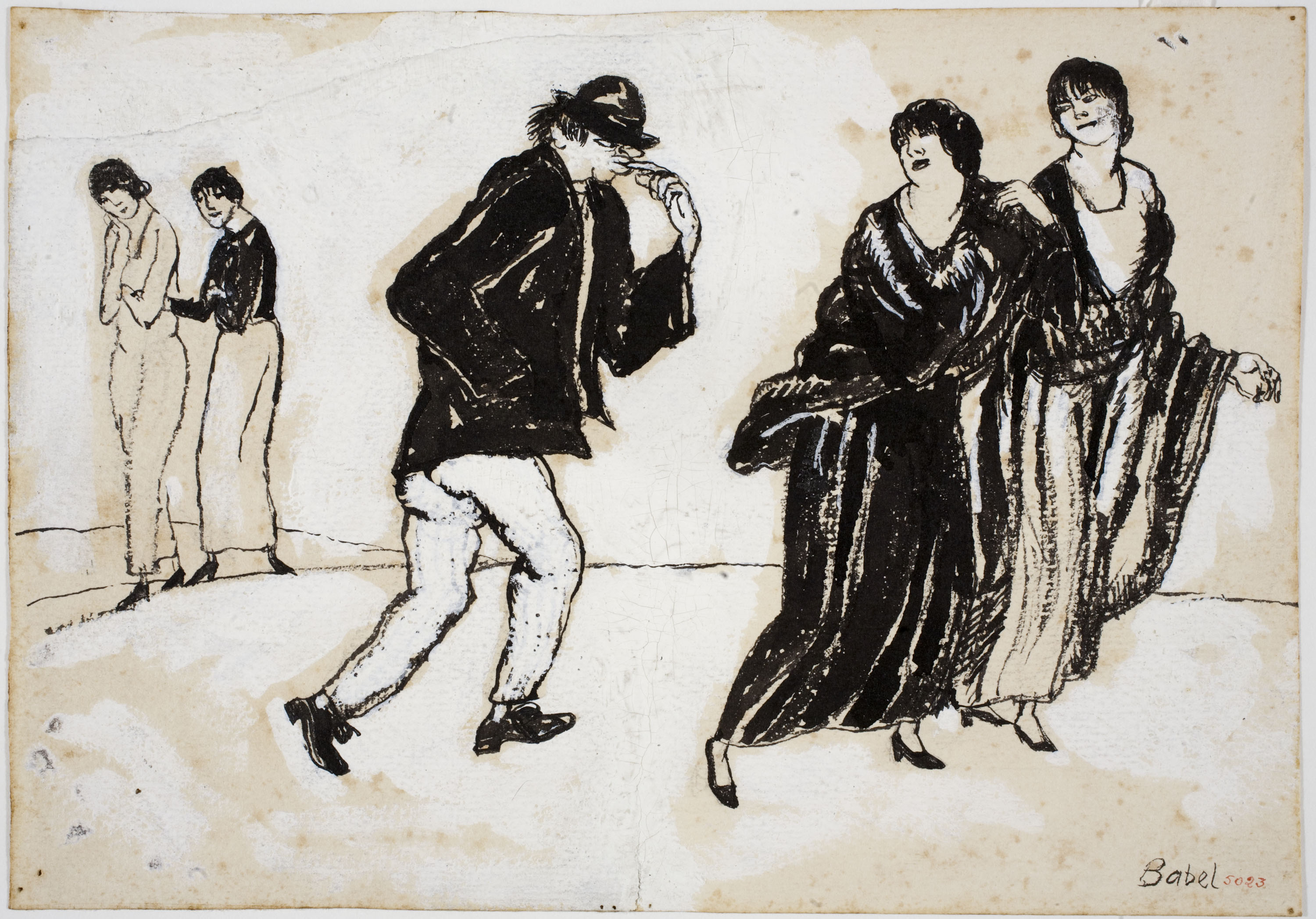 image for: Xavier Nogués - Tipus populars. El gata-mauxa - 1914