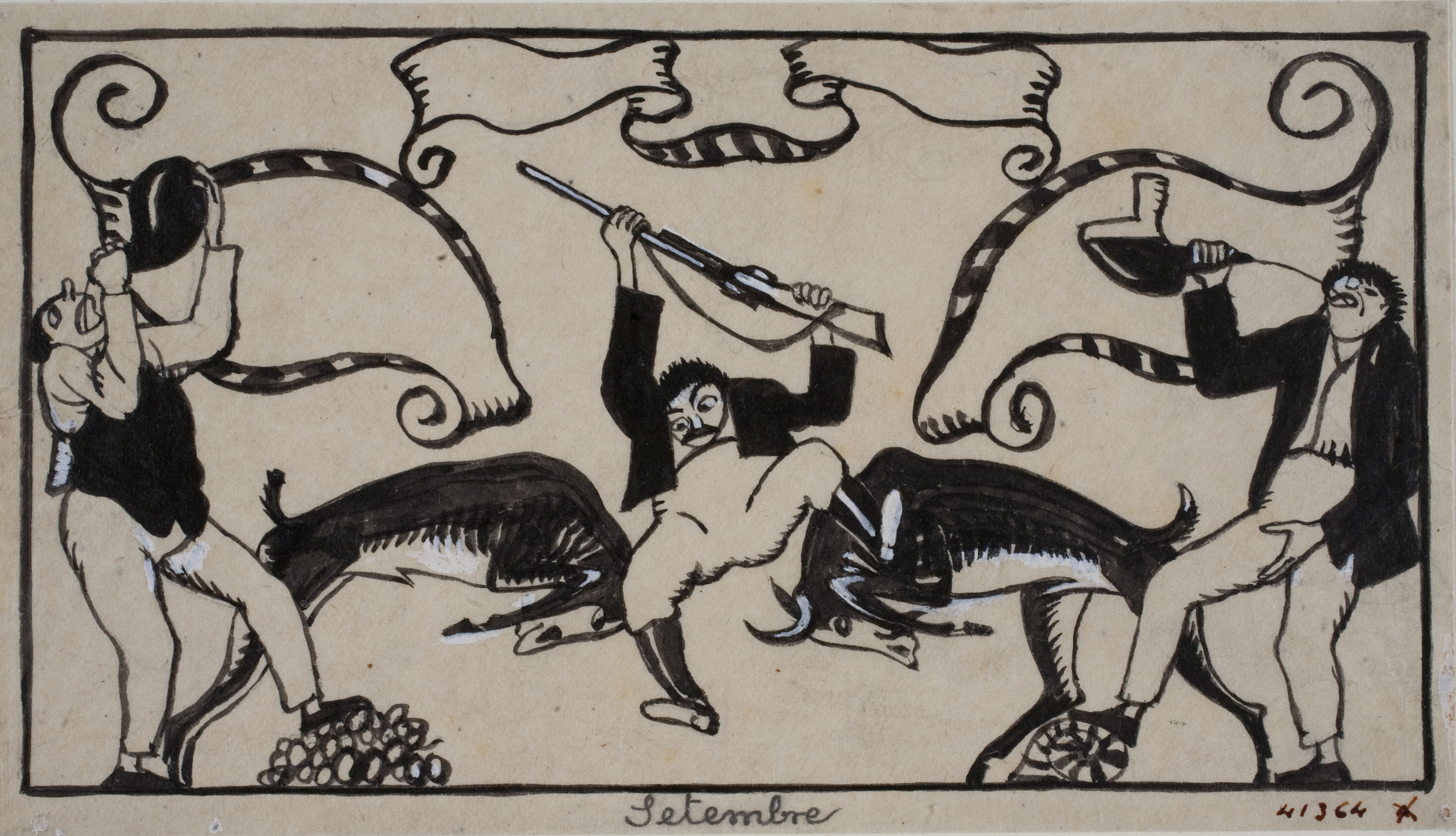 image for: Xavier Nogués - Al·legoria del mes de setembre - 1914