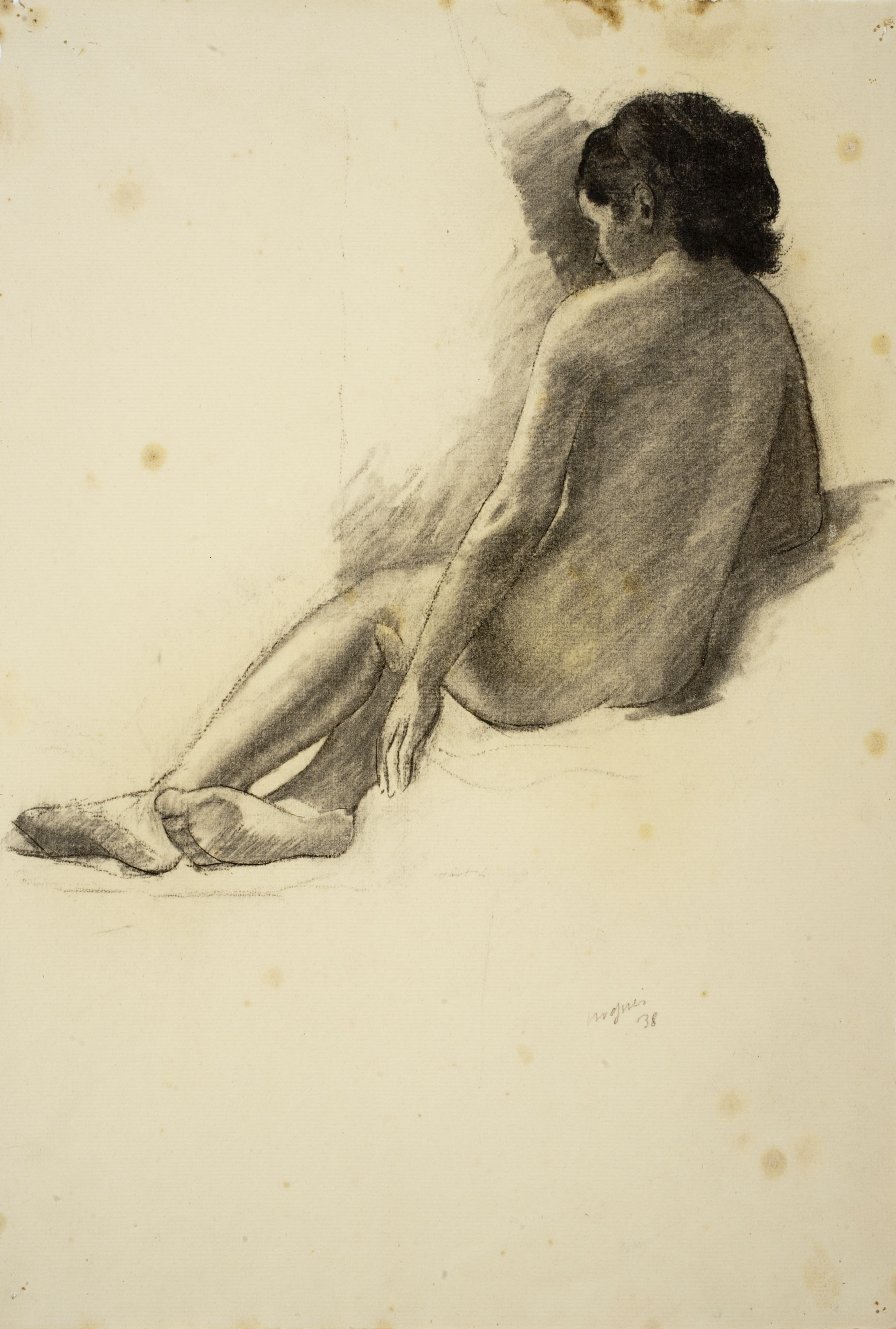 image for: Xavier Nogués - Nu femení d'esquena - 1938
