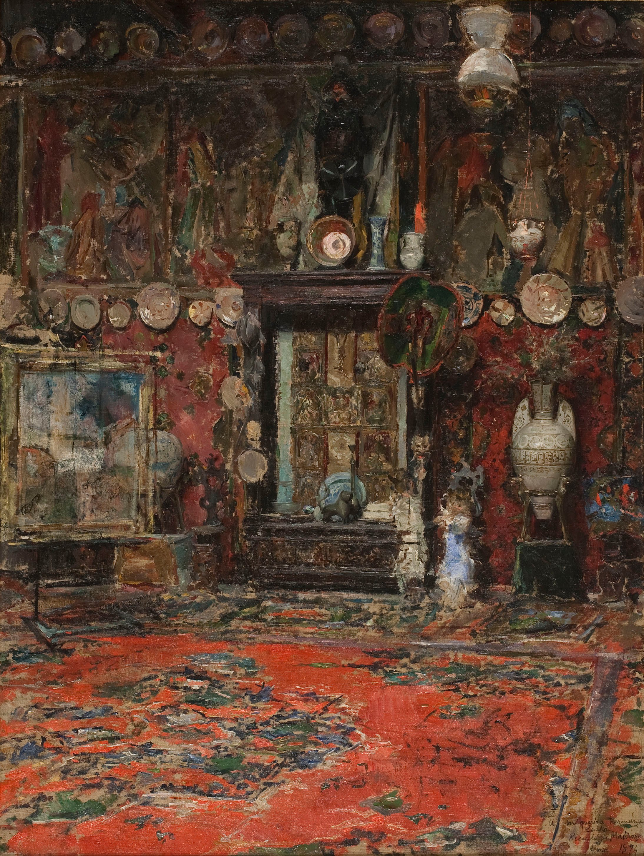 image for: Ricardo de Madrazo - El taller de Marià Fortuny a Roma - Roma, 1874
