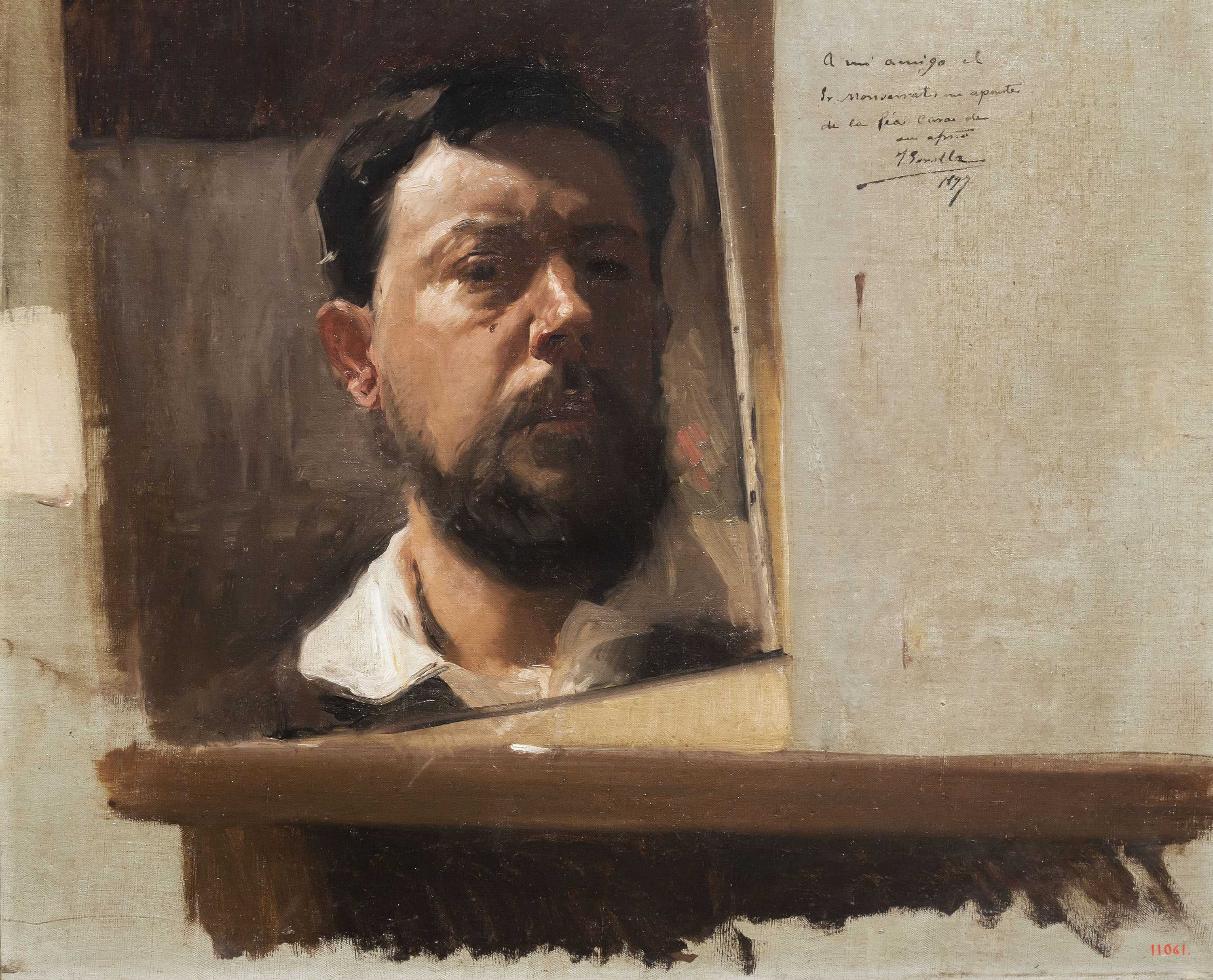 image for: Joaquim Sorolla - Autoretrat - 1897