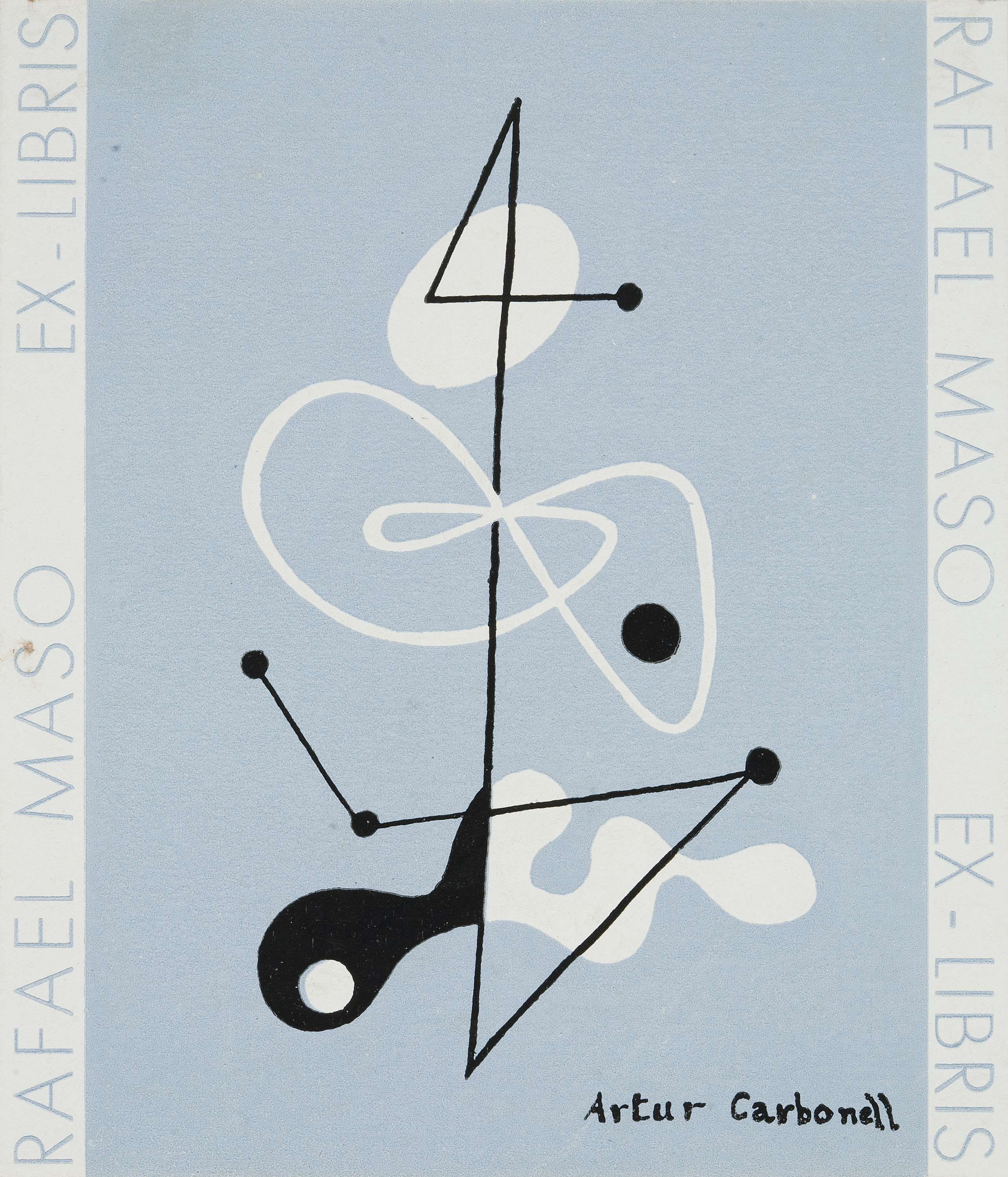image for: Artur Carbonell Carbonell - Rafael Masó ex-libris - Cap a 1933