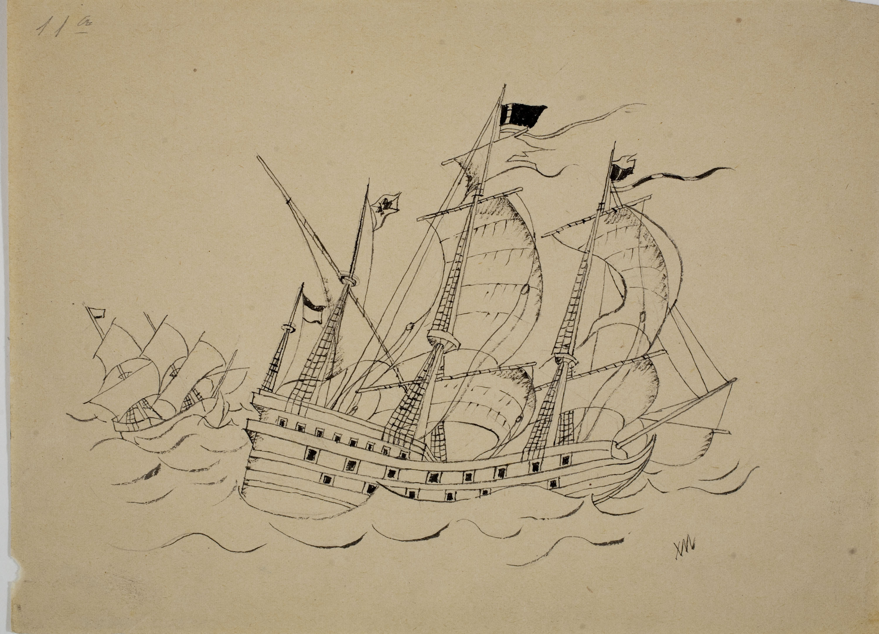 image for: Xavier Nogués - Falòrnia onzena (il·lustració per a «El patrañuelo» de Joan Timoneda) - 1940