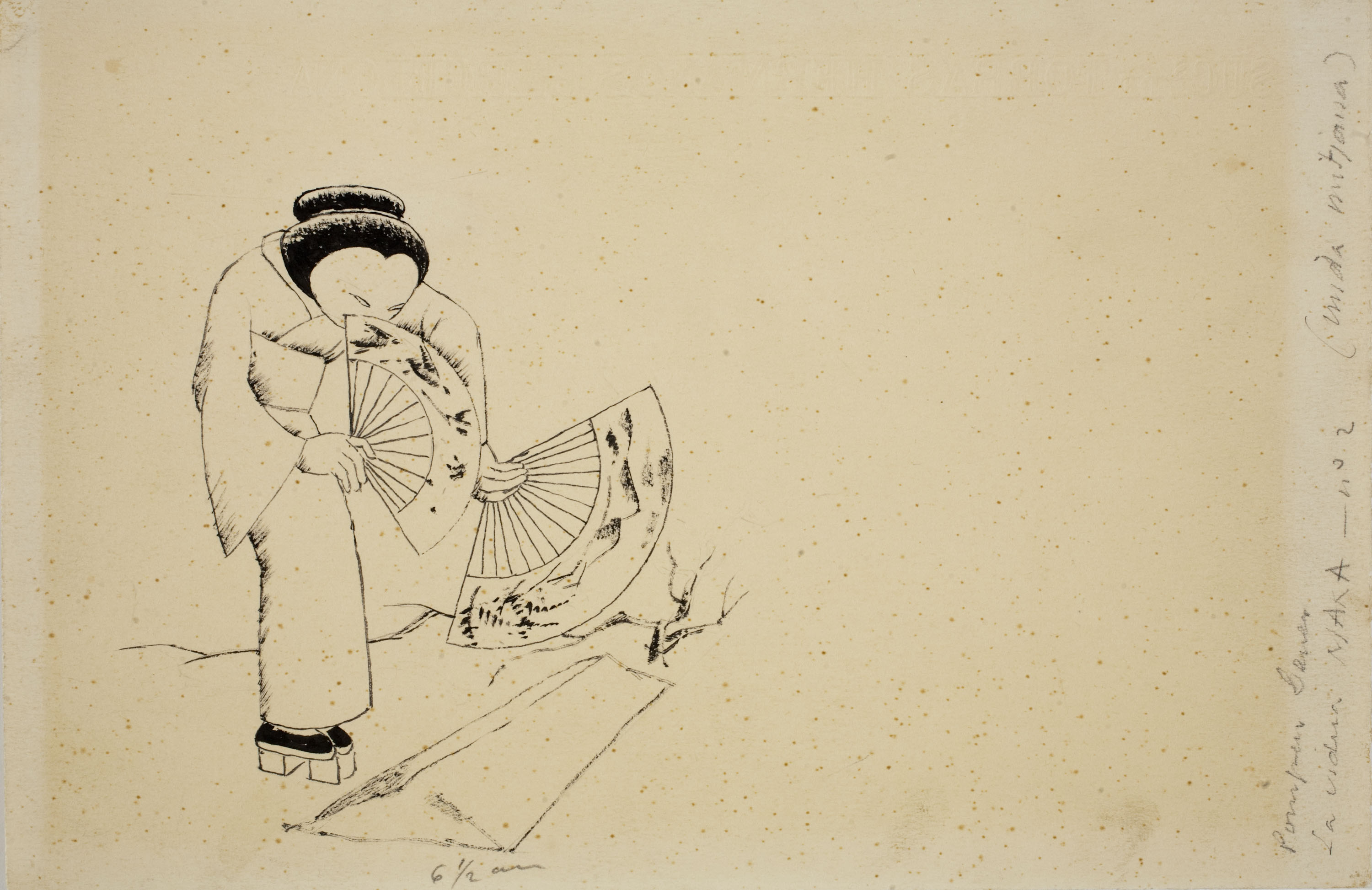 Xavier Nogués - La viuda Maka, núm. 2 (Il·lustració per a l'antologia «L'humor a la Barcelona del vuitcents») - Cap a 1938 image for: Xavier Nogués - La viuda Maka, núm. 2 (Il·lustració per a l'antologia «L'humor a la Barcelona del vuitcents») - Cap a 1938