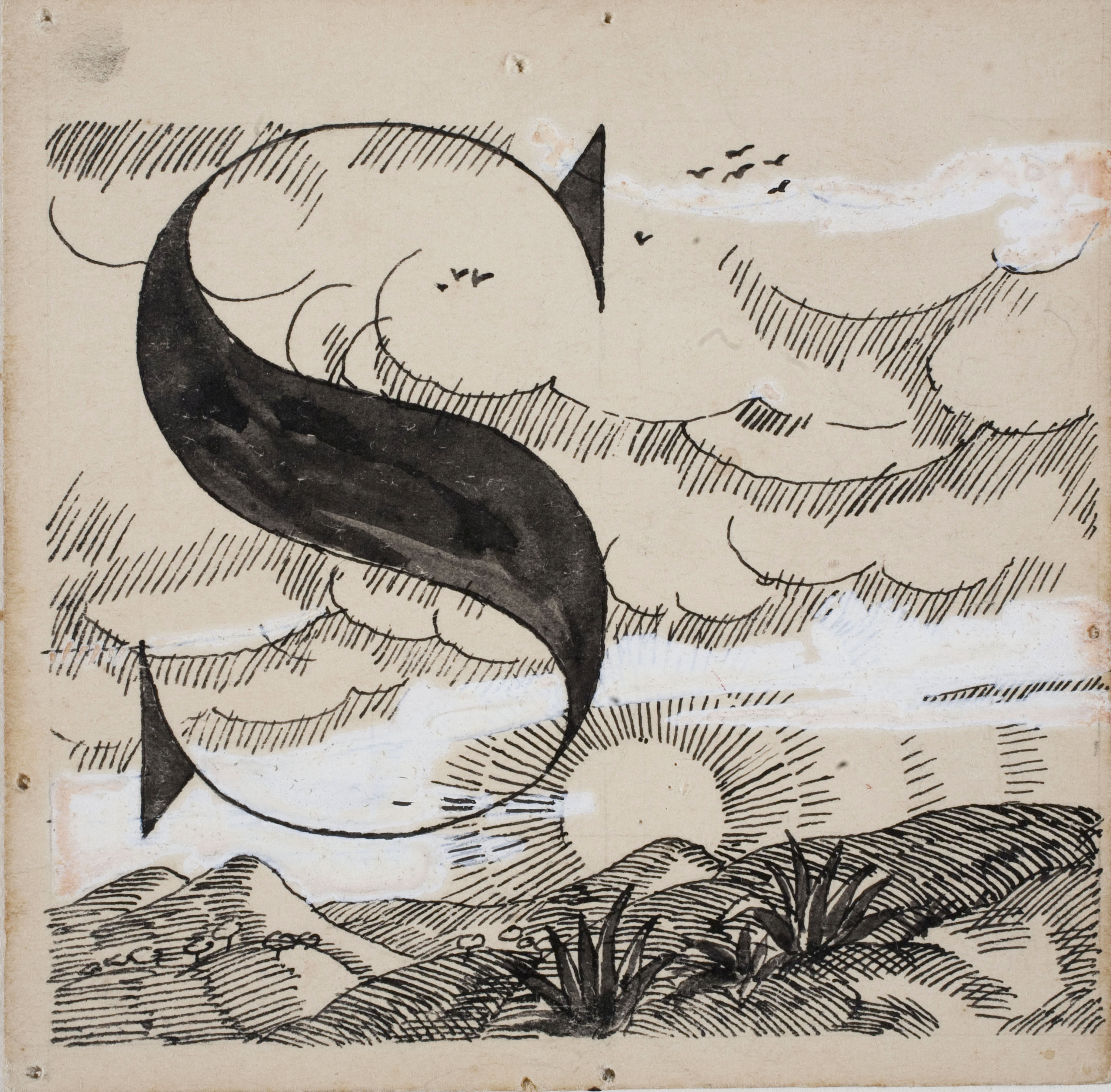 image for: Xavier Nogués - Lletra S (il·lustració per a l'«Abecedari català per a nens» editat per la Llibreria Nacional Catalana de Salvat-Papasseit) - 1920