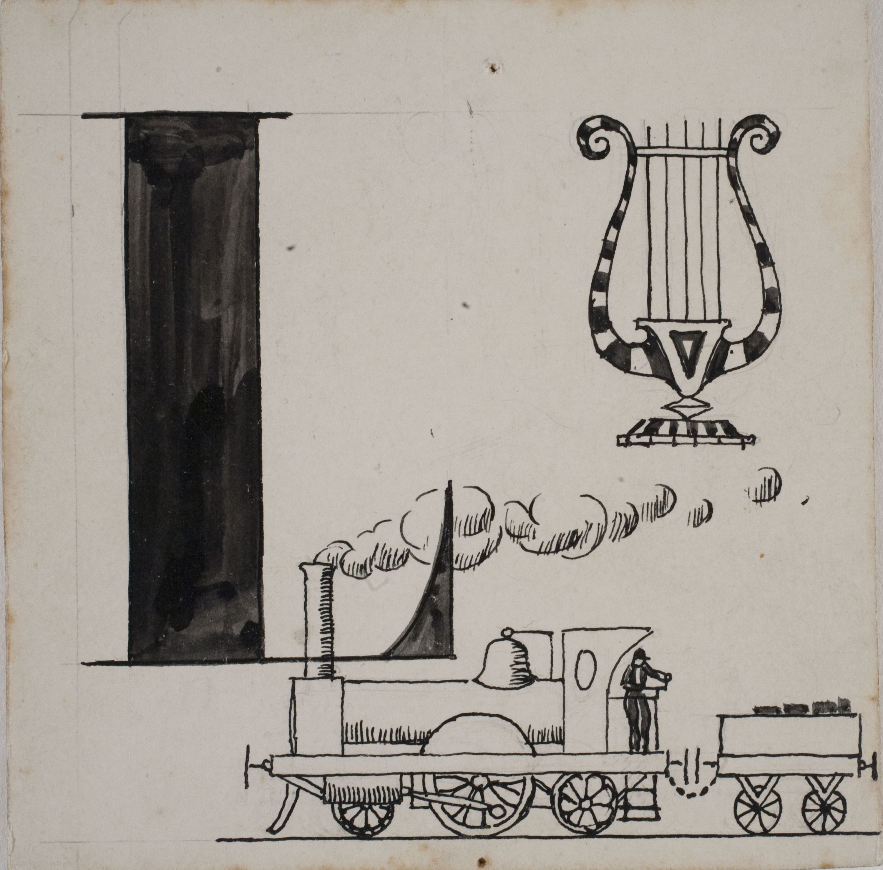 image for: Xavier Nogués - Lletra L (il·lustració per a l'«Abecedari català per a nens» editat per la Llibreria Nacional Catalana de Salvat-Papasseit) - 1920
