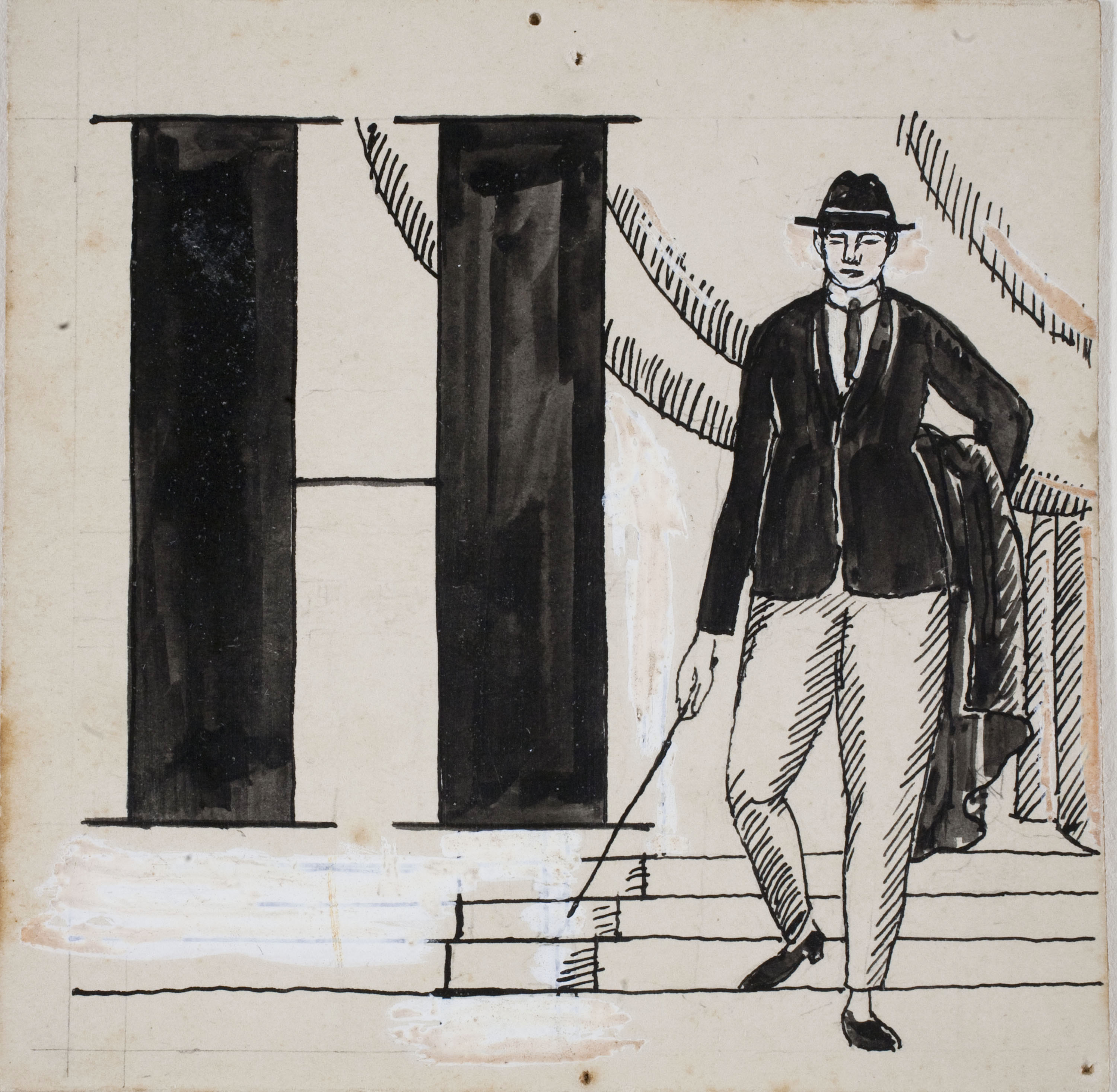 Xavier Nogués - Lletra H (il·lustració per a l'«Abecedari català per a nens» editat per la Llibreria Nacional Catalana de Salvat-Papasseit) - 1920 image for: Xavier Nogués - Lletra H (il·lustració per a l'«Abecedari català per a nens» editat per la Llibreria Nacional Catalana de Salvat-Papasseit) - 1920