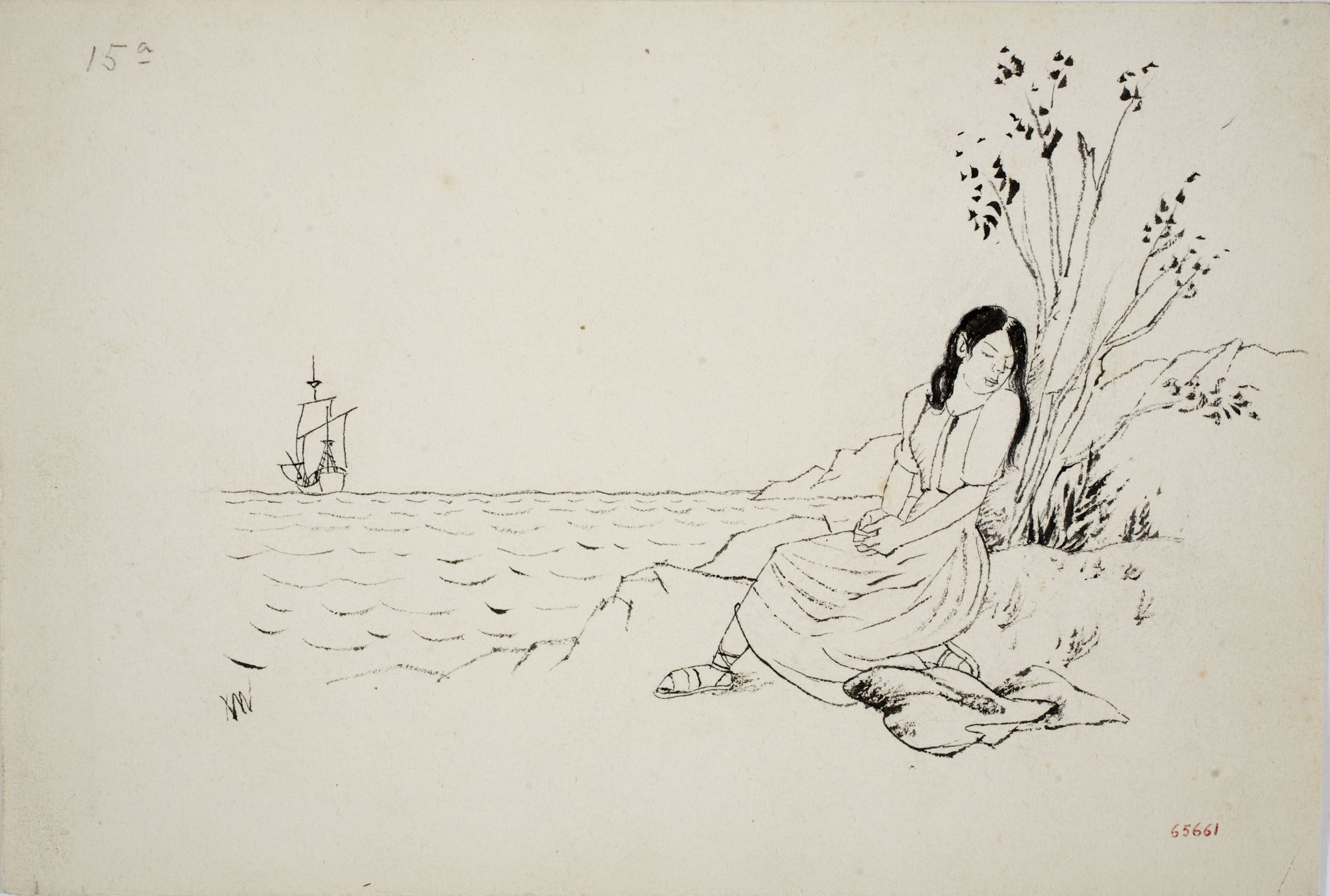 image for: Xavier Nogués - Falòrnia quinzena (il·lustració per a «El patrañuelo», de Juan Timoneda) - 1940