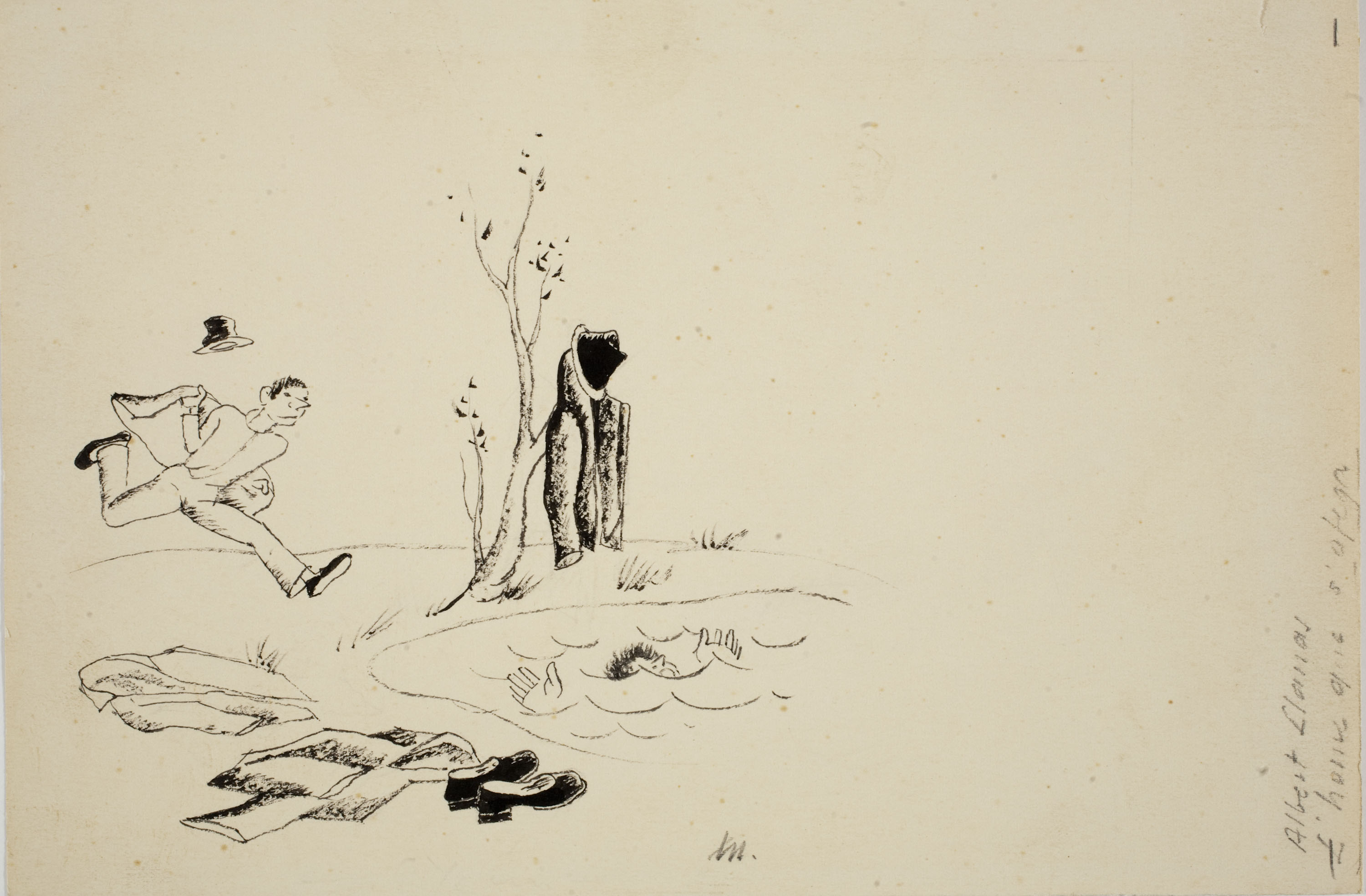 image for: Xavier Nogués - Tres contes, núm. 2 (il·lustració per a l'antologia «L'humor a la Barcelona del vuitcents)» - Cap a 1938