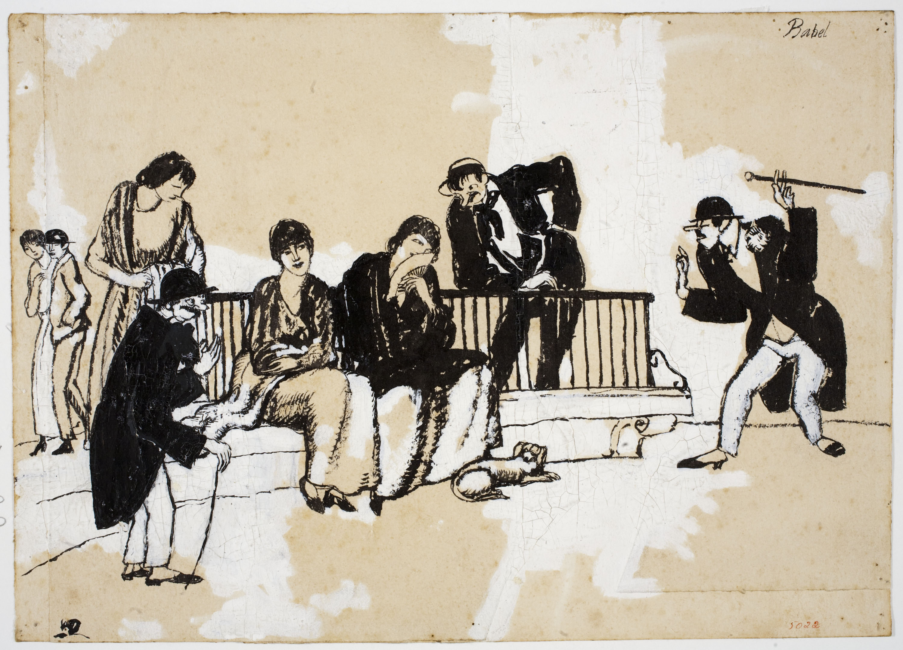 image for: Xavier Nogués - Tipus populars. El noi tendre - 1914