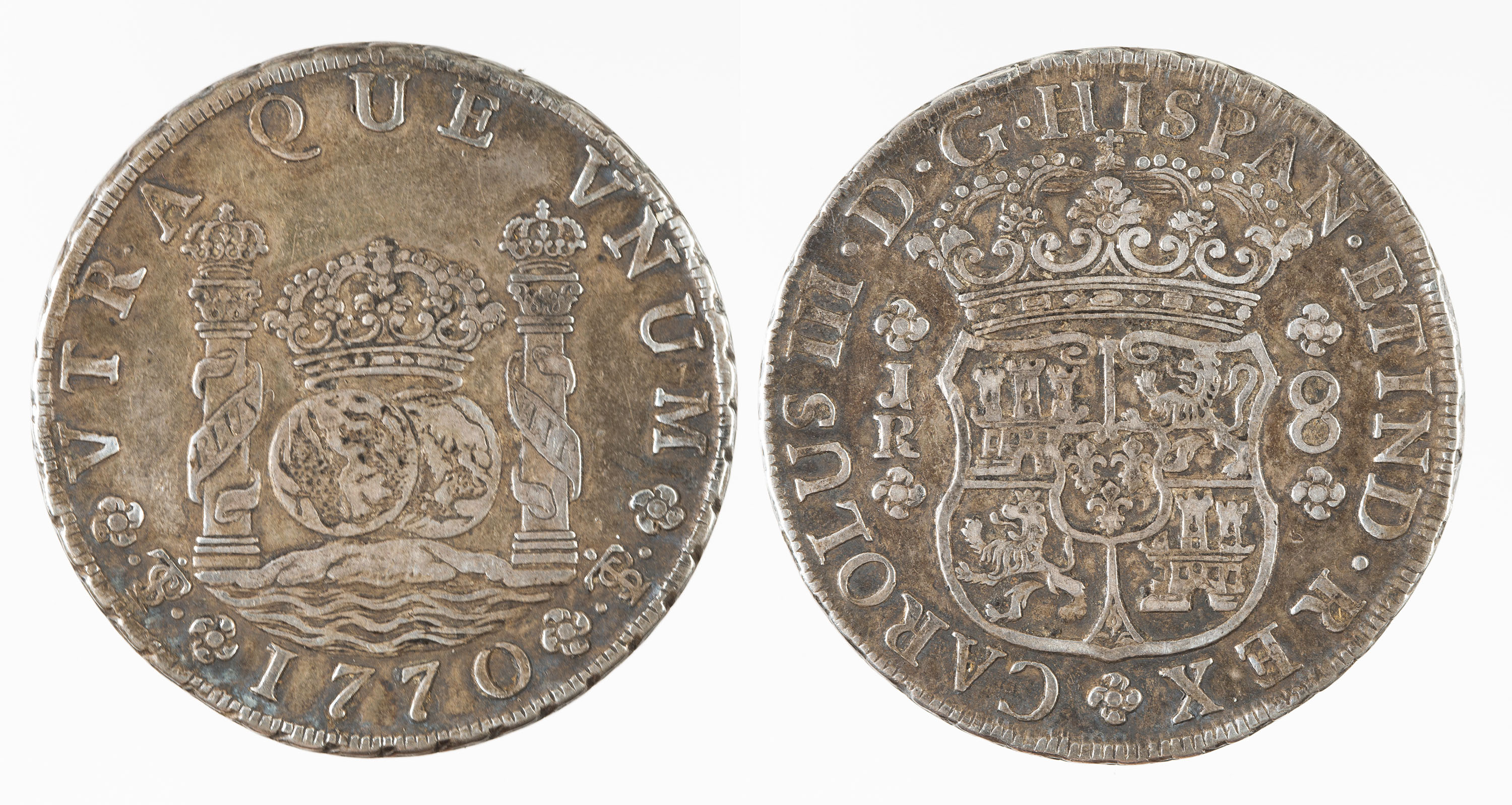 Carles III, rei d'Espanya - 8 rals - 1770 image for: Carles III, rei d'Espanya - 8 rals - 1770