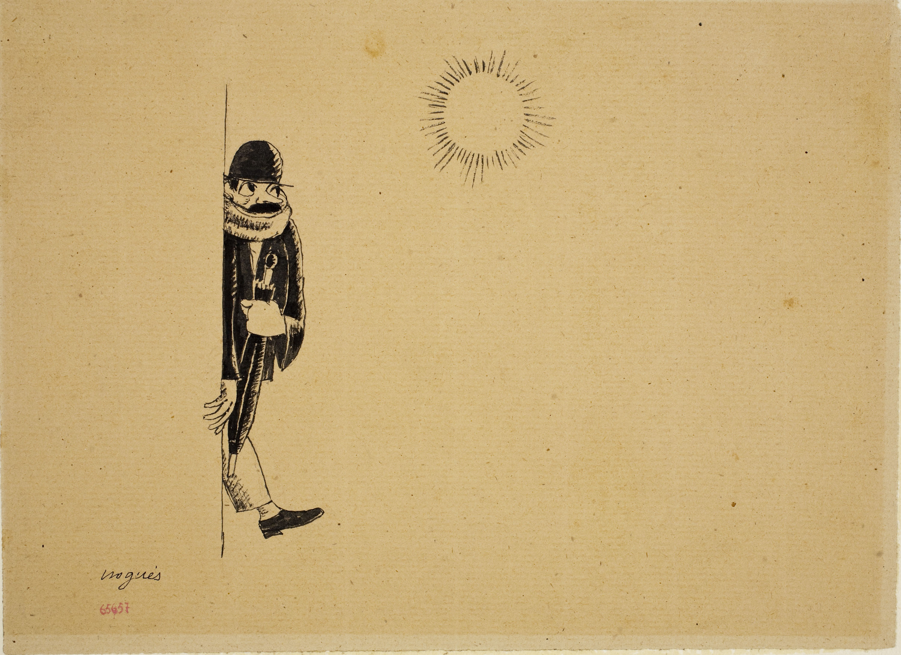 image for: Xavier Nogués - De l'hòrrea fembra (il·lustració per a les «Sàtires» de Guerau de Liost) - Cap a 1927