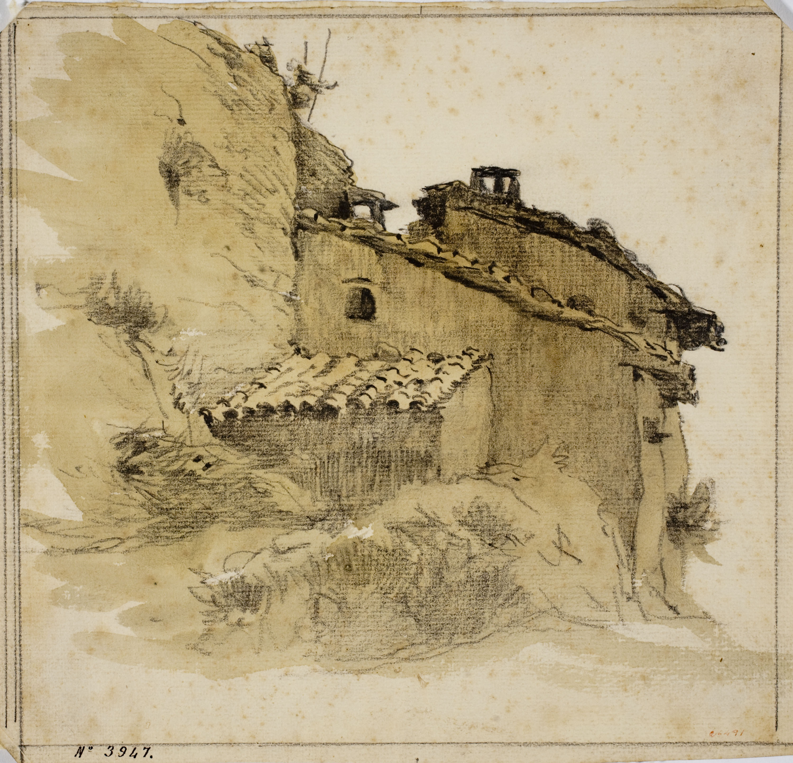 Modest Urgell - Cases de poble - Cap a 1864 image for: Modest Urgell - Cases de poble - Cap a 1864