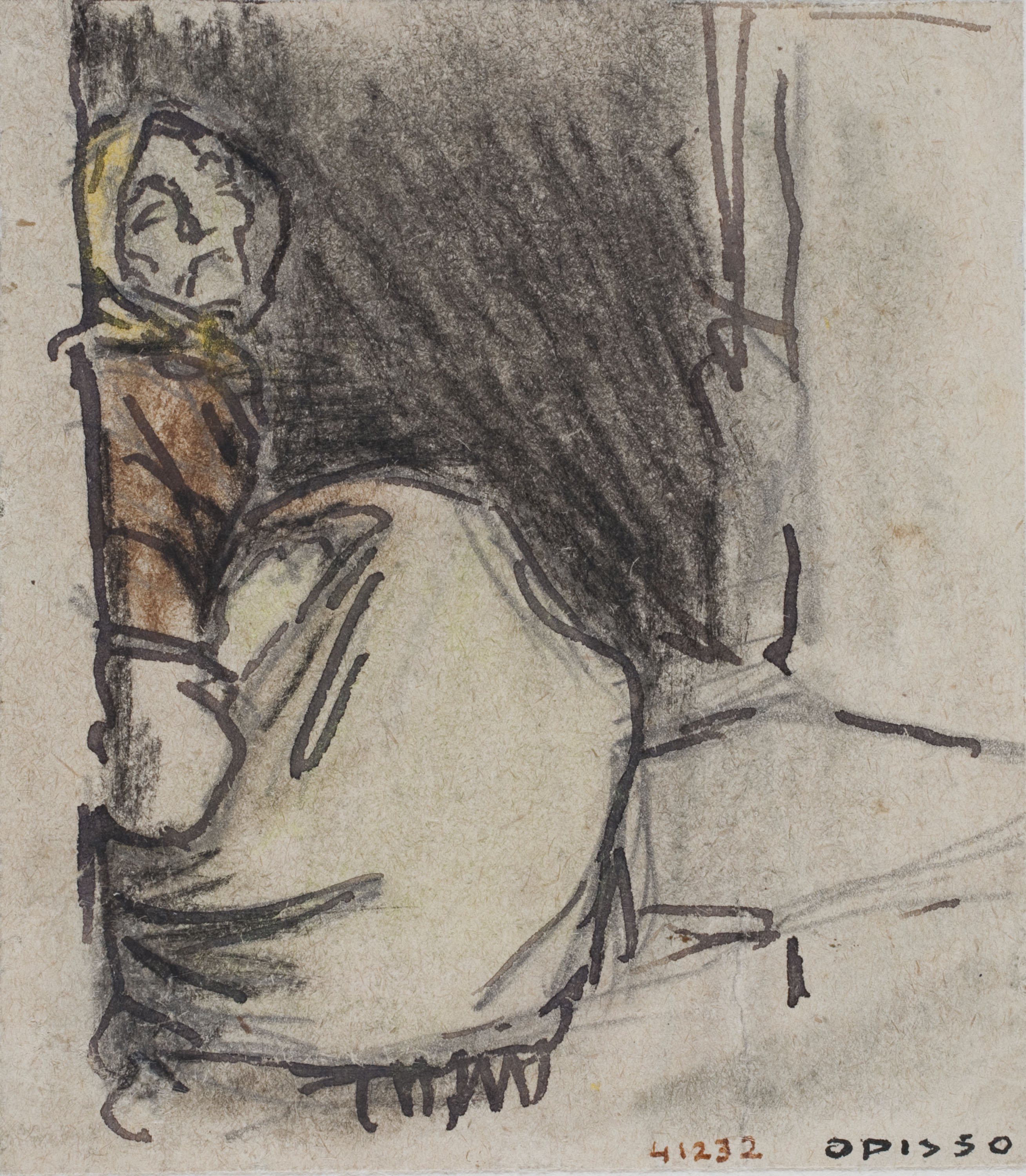 image for: Ricard Opisso - Una pobra - 1897