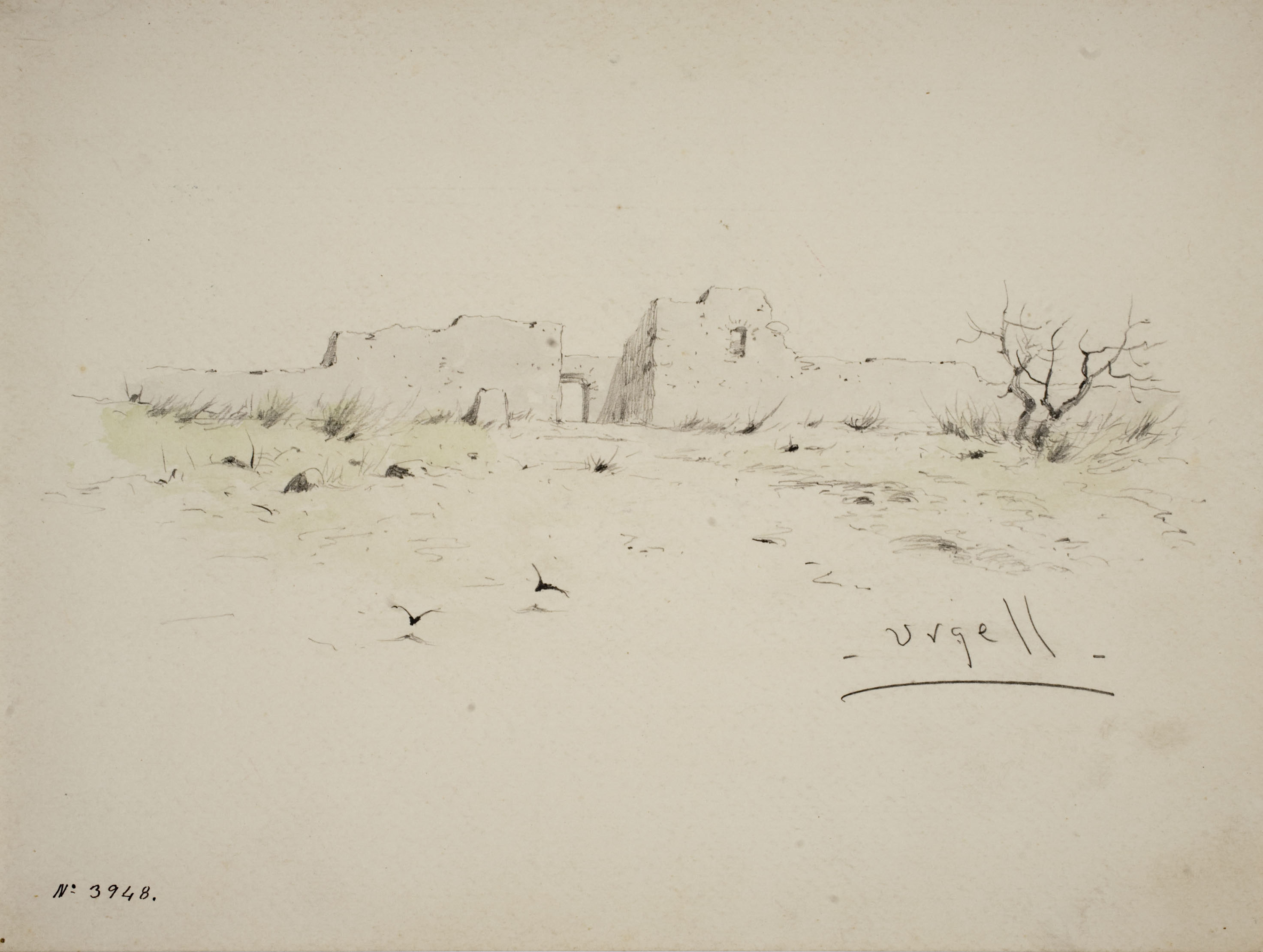 image for: Modest Urgell - Construcció en ruïnes - 1895 o anterior