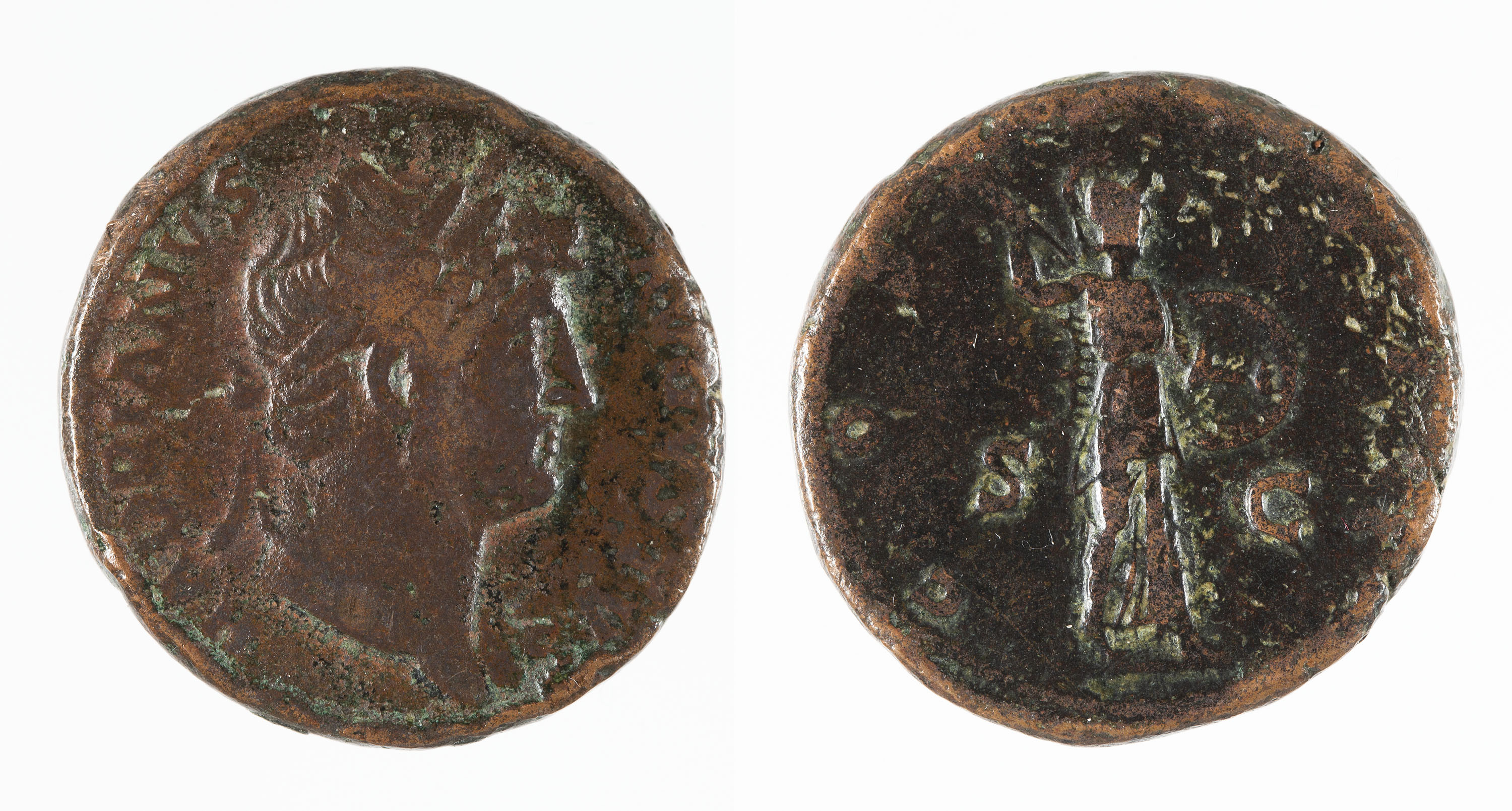 Adrià, emperador de Roma - As - 125-128 image for: Adrià, emperador de Roma - As - 125-128