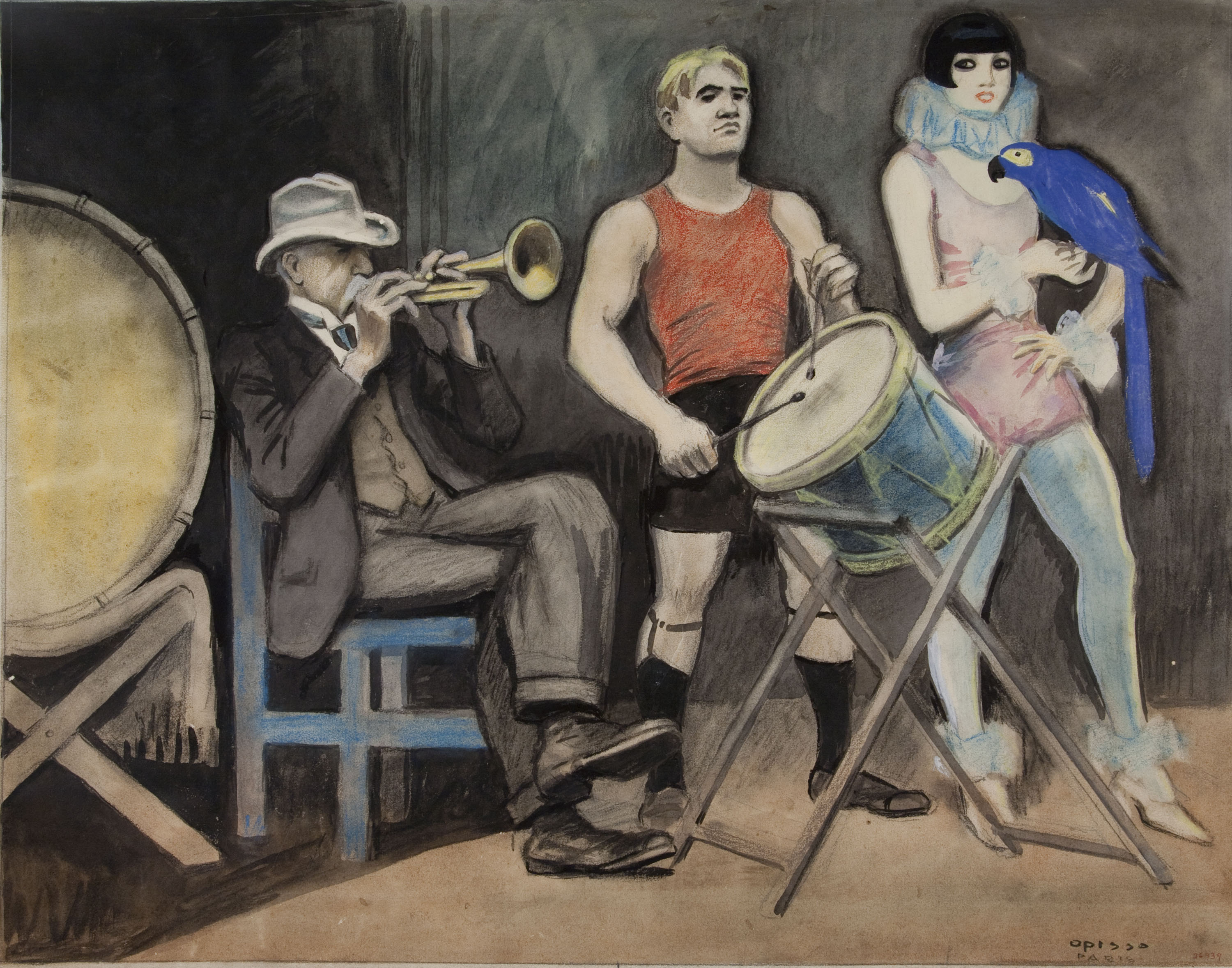 image for: Ricard Opisso - Saltimbanquis - Cap a 1901