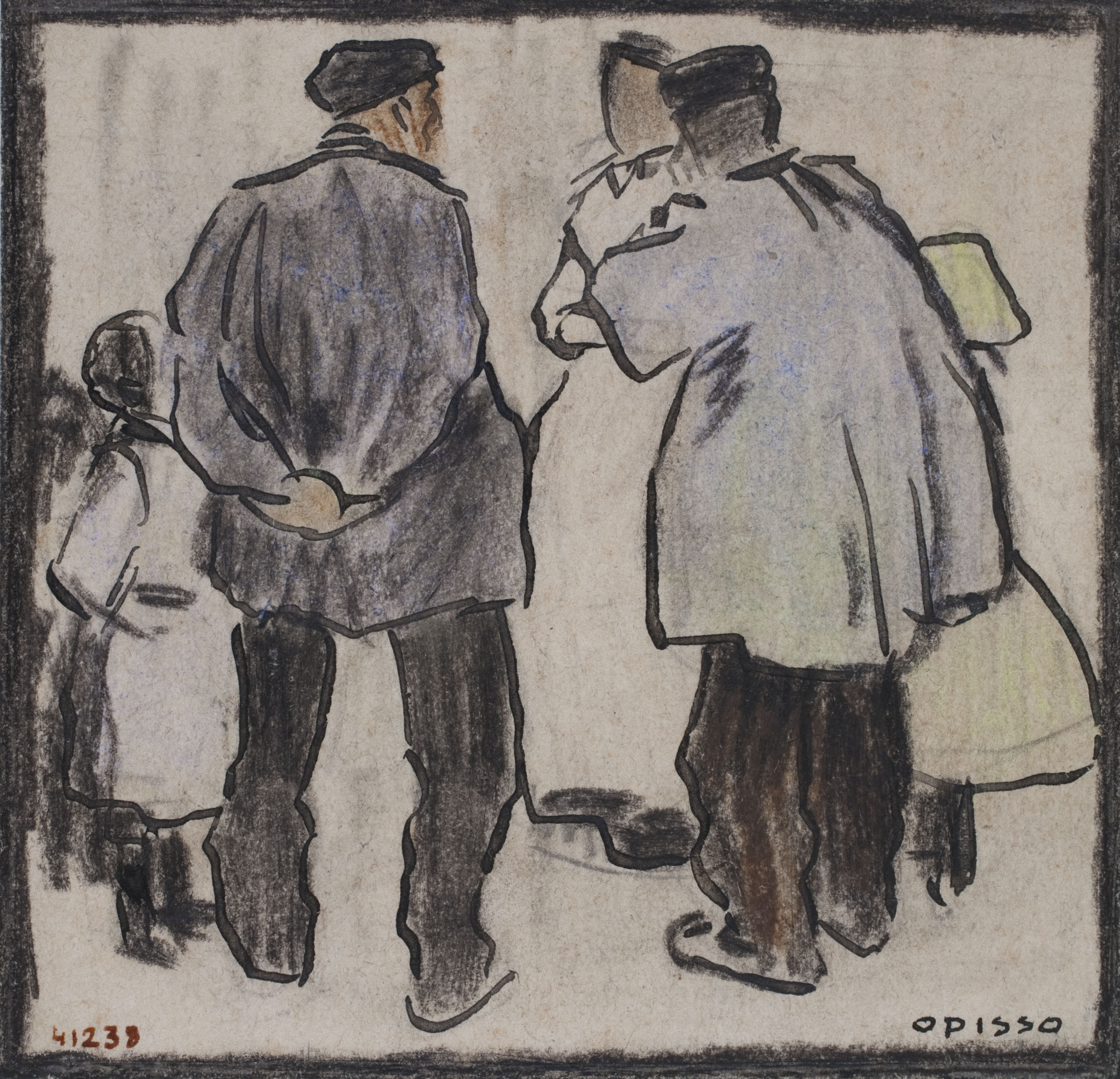 image for: Ricard Opisso - Gent de poble - 1897