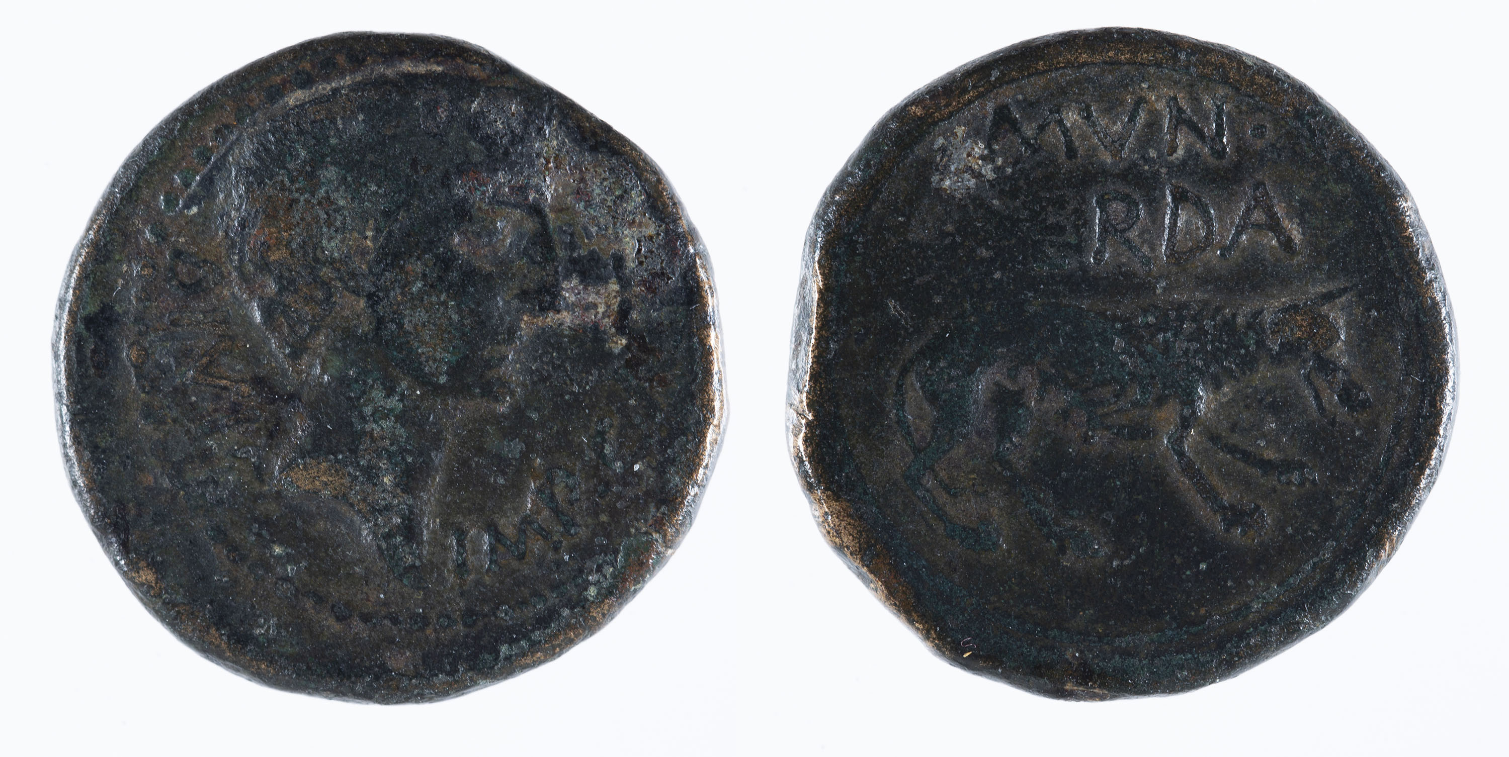 image for: August, emperador de Roma - Unitat/semis (AE 24) - 27 aC – 14 dC