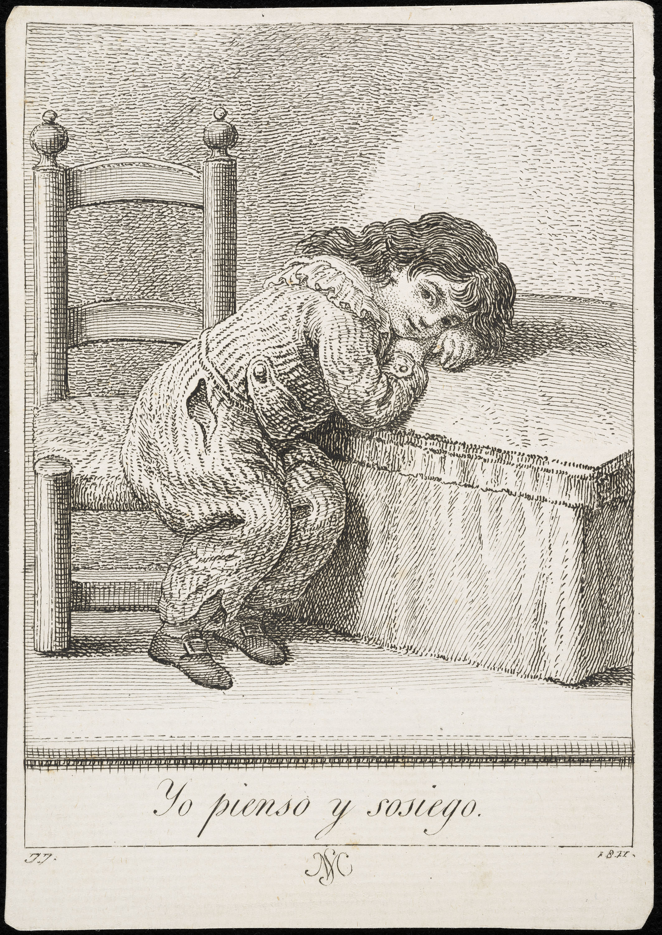 image for: Manuel Salvador Carmona - Yo pienso y sosiego - 1811