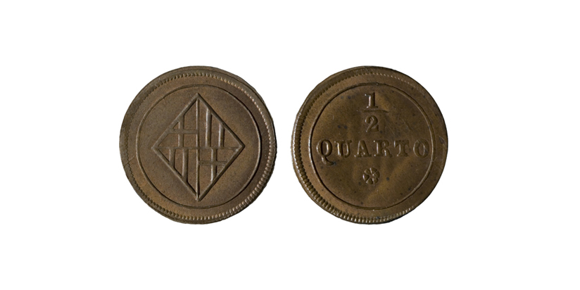 Ocupació francesa - 1/2 quarto - 1808-1814 image for: Ocupació francesa - 1/2 quarto - 1808-1814