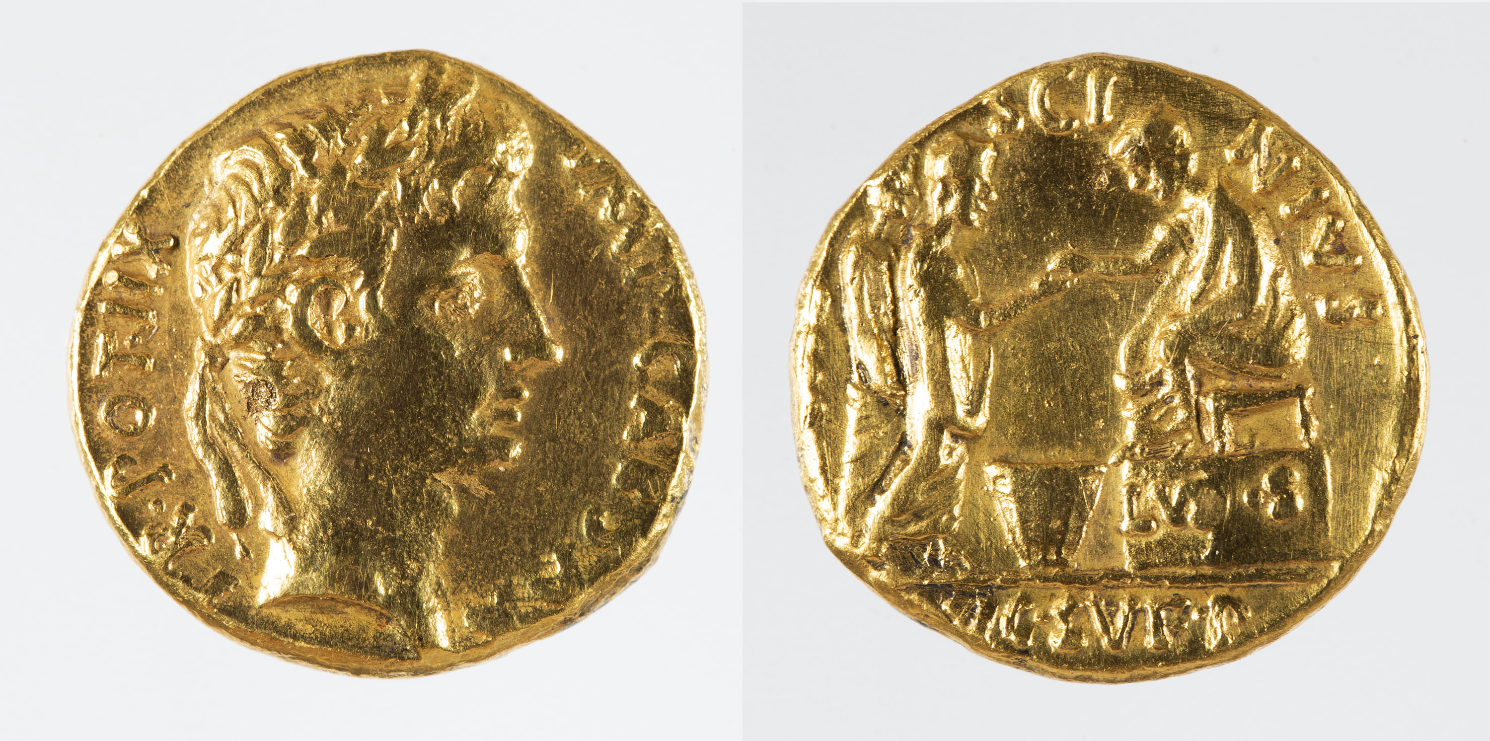 image for: August, emperador de Roma - Auri - 16-15 aC