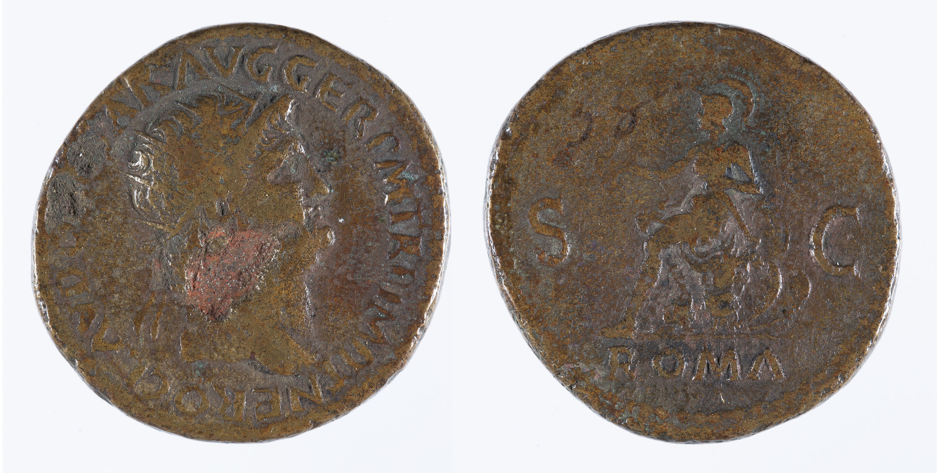 Neró, emperador de Roma - dupondi - 62-68 image for: Neró, emperador de Roma - dupondi - 62-68