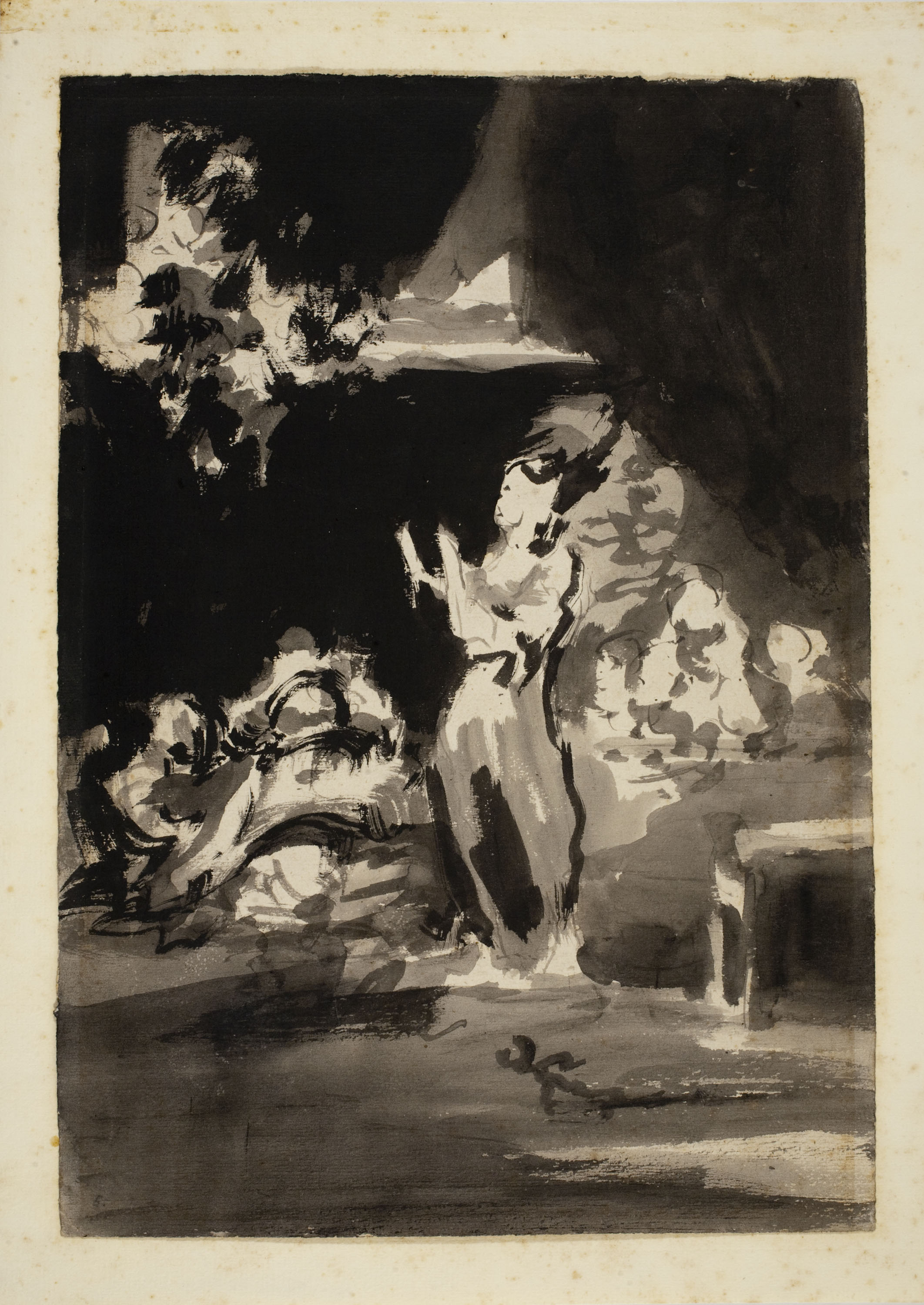 image for: Eugenio Lucas Velázquez - «Capricho» - Cap a 1860