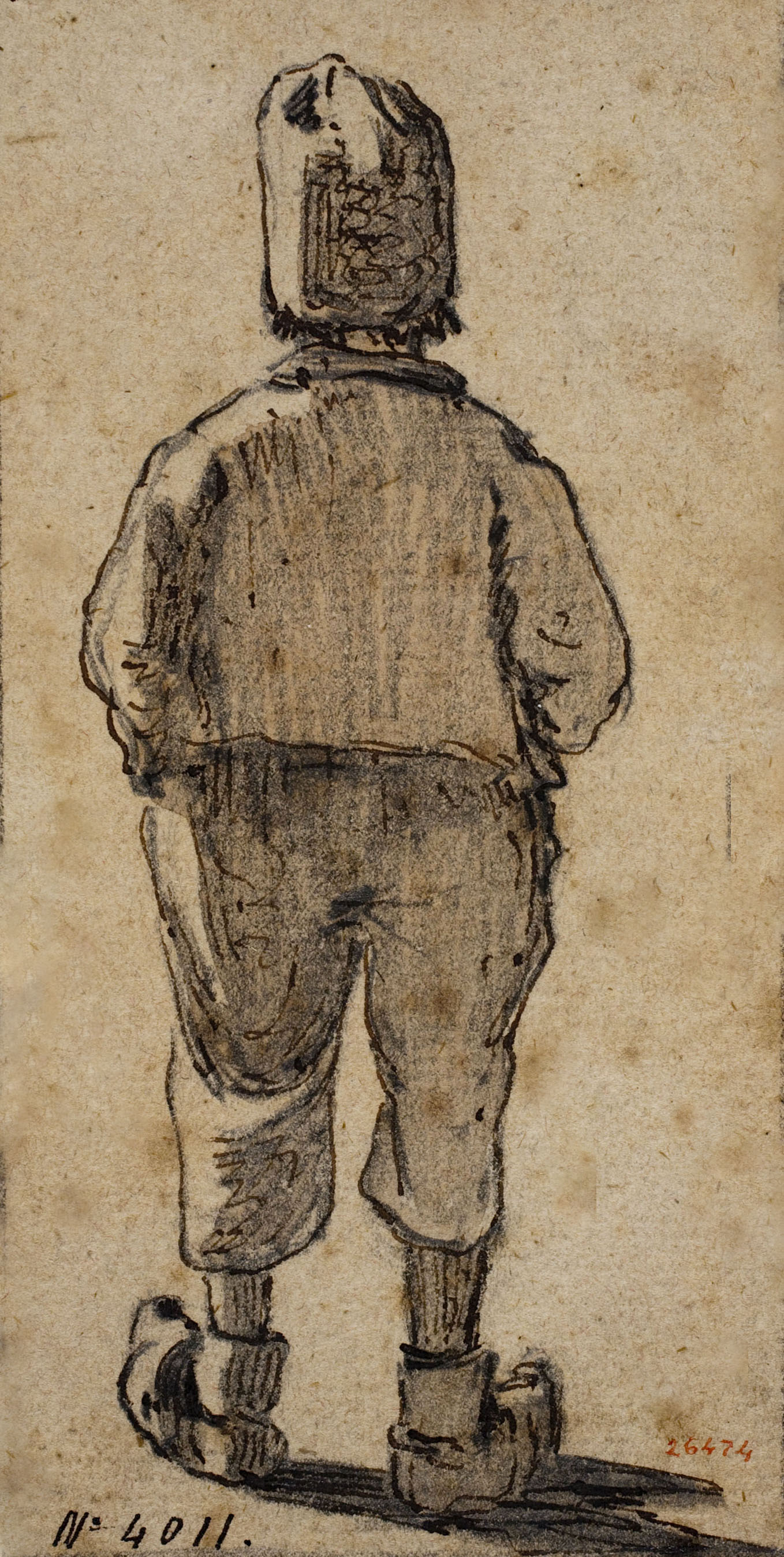 Modest Urgell - Camperol d'esquena - Cap a 1864 image for: Modest Urgell - Camperol d'esquena - Cap a 1864