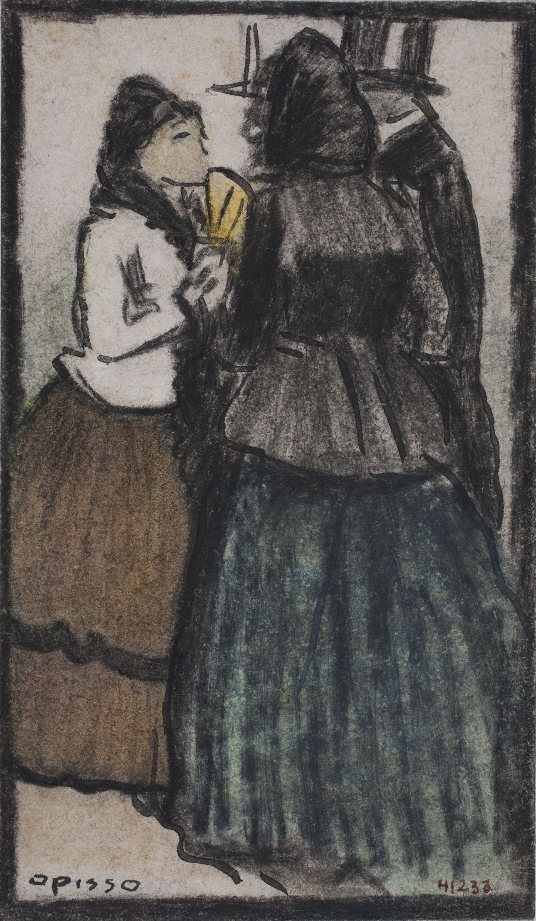 Ricard Opisso - Sortint de missa - 1897 image for: Ricard Opisso - Sortint de missa - 1897