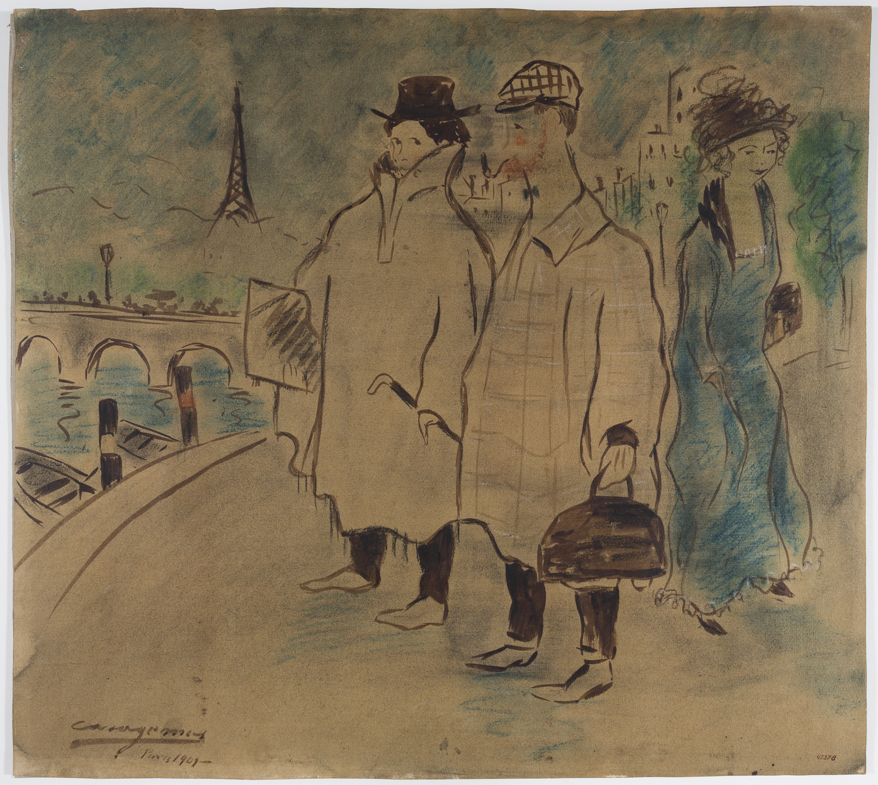 image for: Carles Casagemas - Paisatge de París - 1901