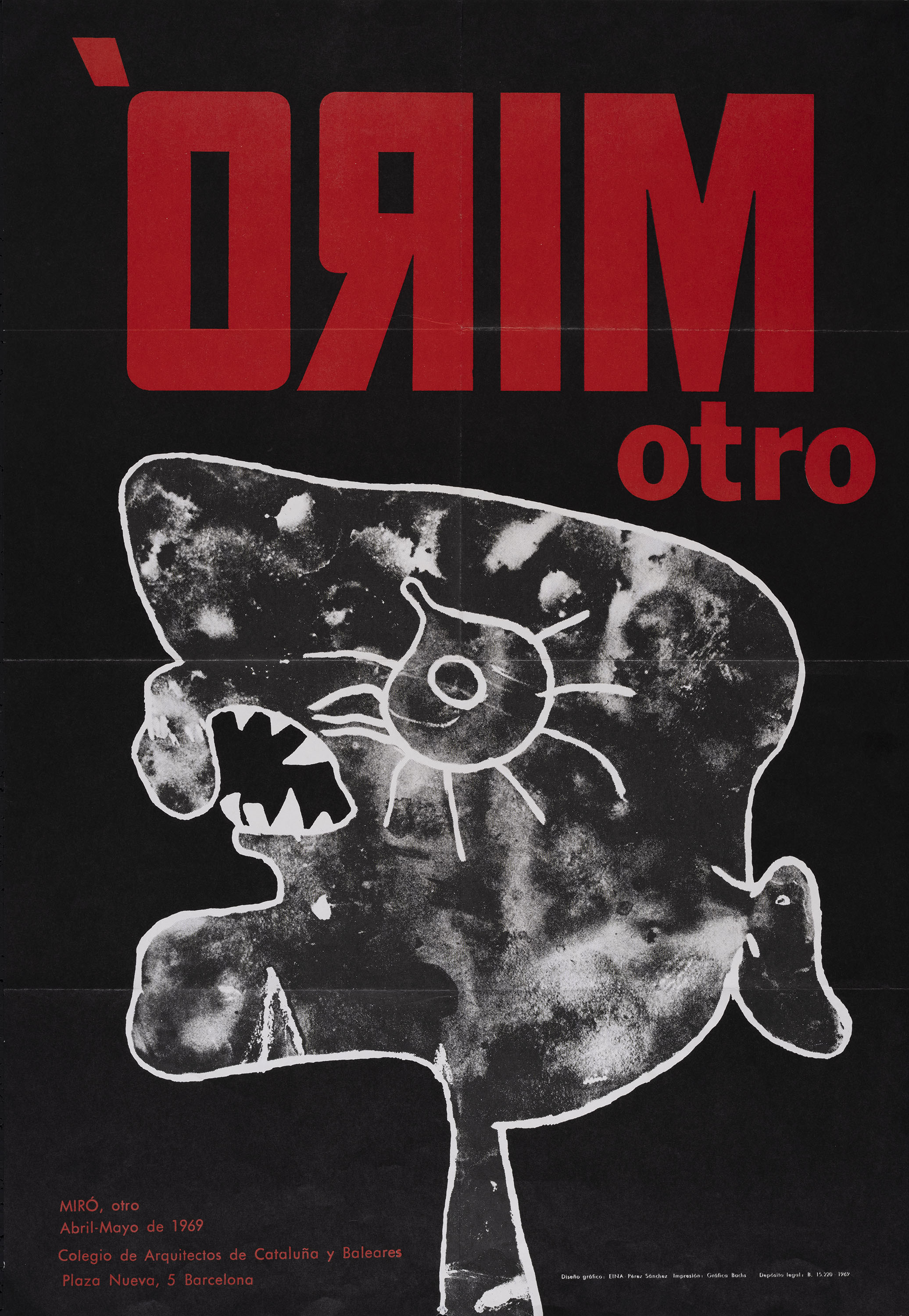 image for: America Sanchez - Miró, otro (Col·legi d'Arquitectes de Catalunya i Balears, Barcelona) - 1969