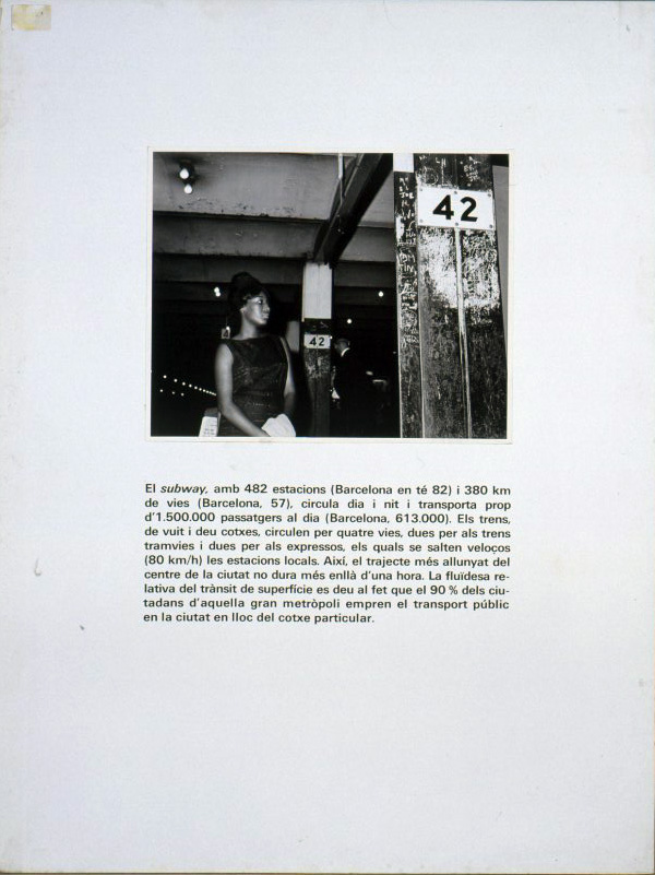 image for: Carles Fontserè - Plafó 67. 1870 1984 El transport públic: el subway o metro de Nova York al carrer 42 - 1955-1968