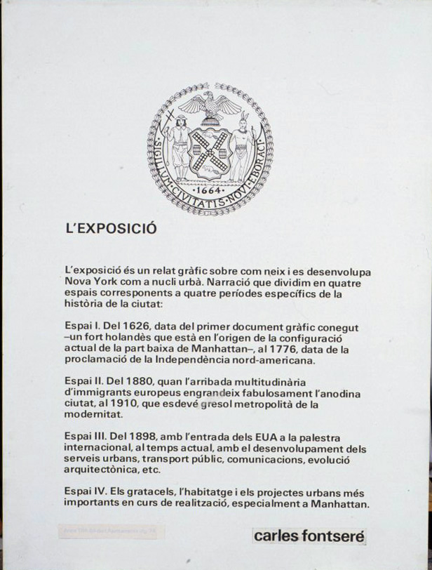 image for: Carles Fontserè - Text presentació exposició - Cap a 1984