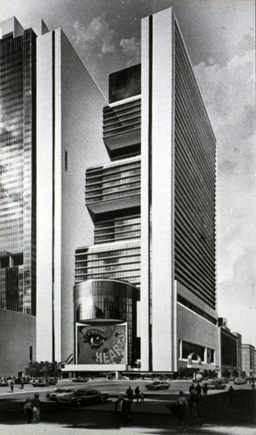 image for: Carles Fontserè - Plafó 131. 1984-90: projectes urbans. Edifici hotel Marriot Marquis - 1970