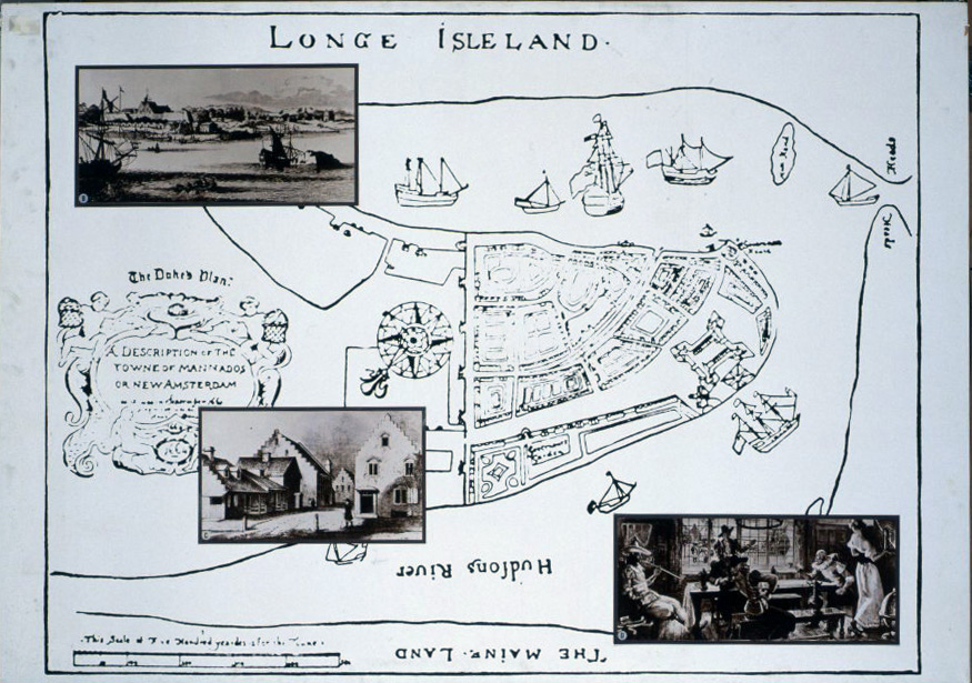 Carles Fontserè - Plafó 6. El primer assentament 1626 - 1984 image for: Carles Fontserè - Plafó 6. El primer assentament 1626 - 1984