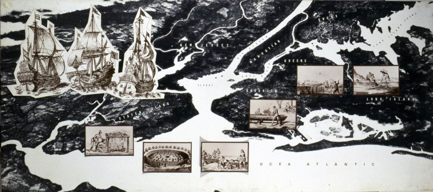 image for: Carles Fontserè - Plafó 2: La geografia «Exposició Nova York 1626-1990» - 1984