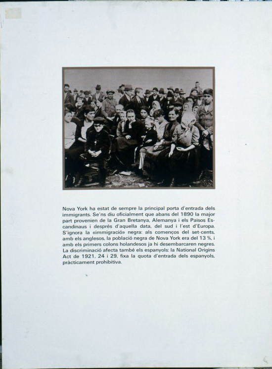 image for: Carles Fontserè - Plafó 59. Els immigrants - 1984