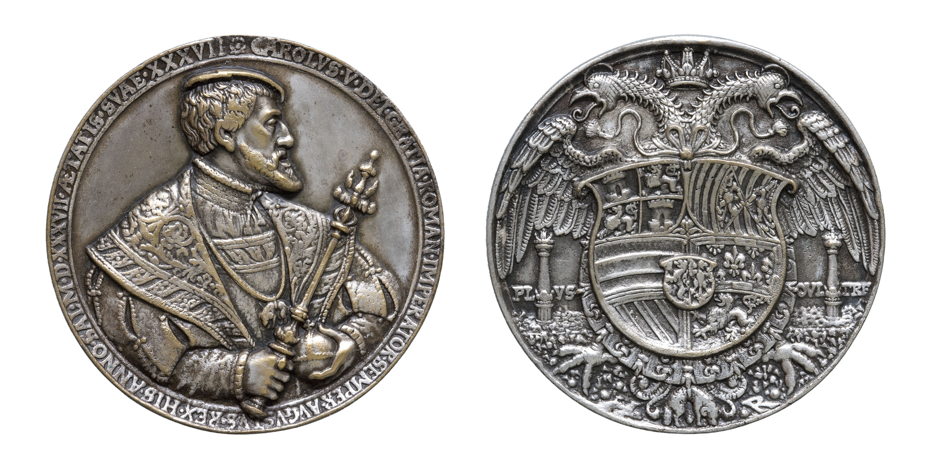 image for: Hans Reinhart dir «El Vell» - Medalla dedicada a l'aniversari de Carles V - 1537