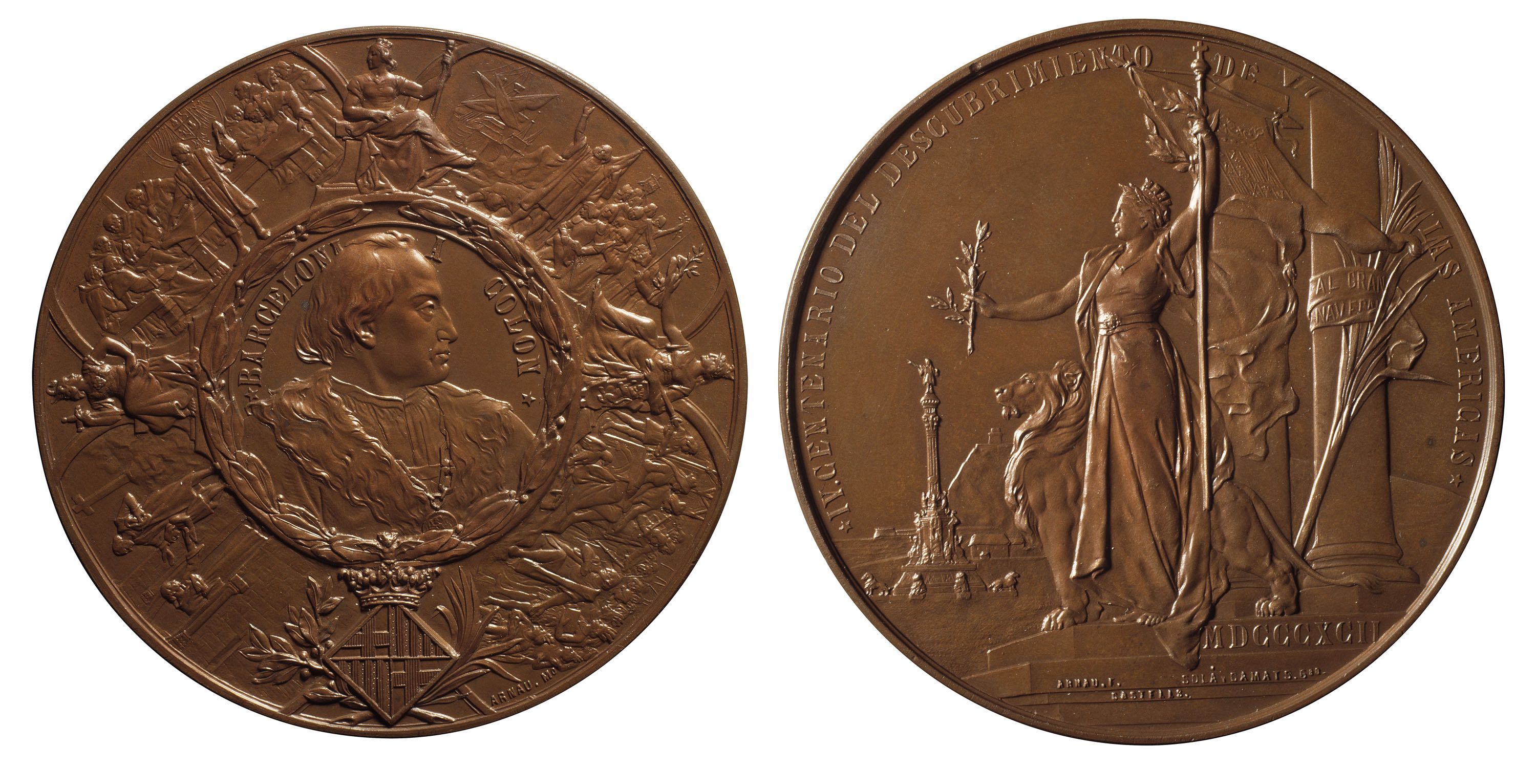 image for: Eusebi Arnau - IV Centenari del descobriment d'Amèrica - 1892