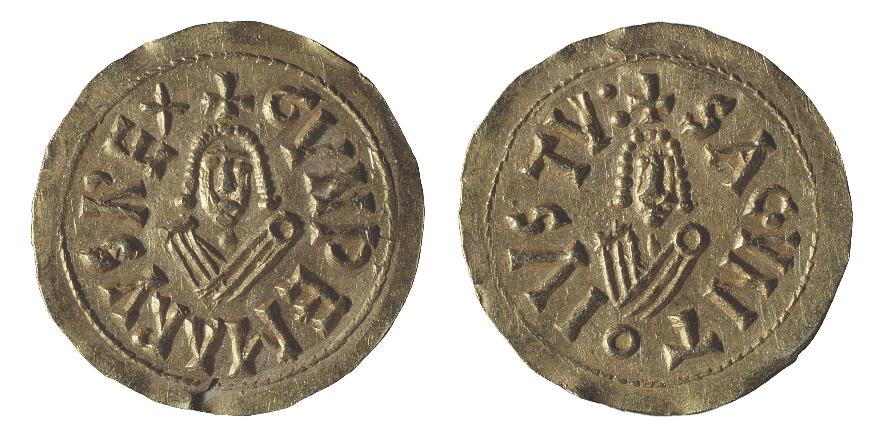 image for: Gundemar - Gundemar, tremissis de Sagunto - 610-612