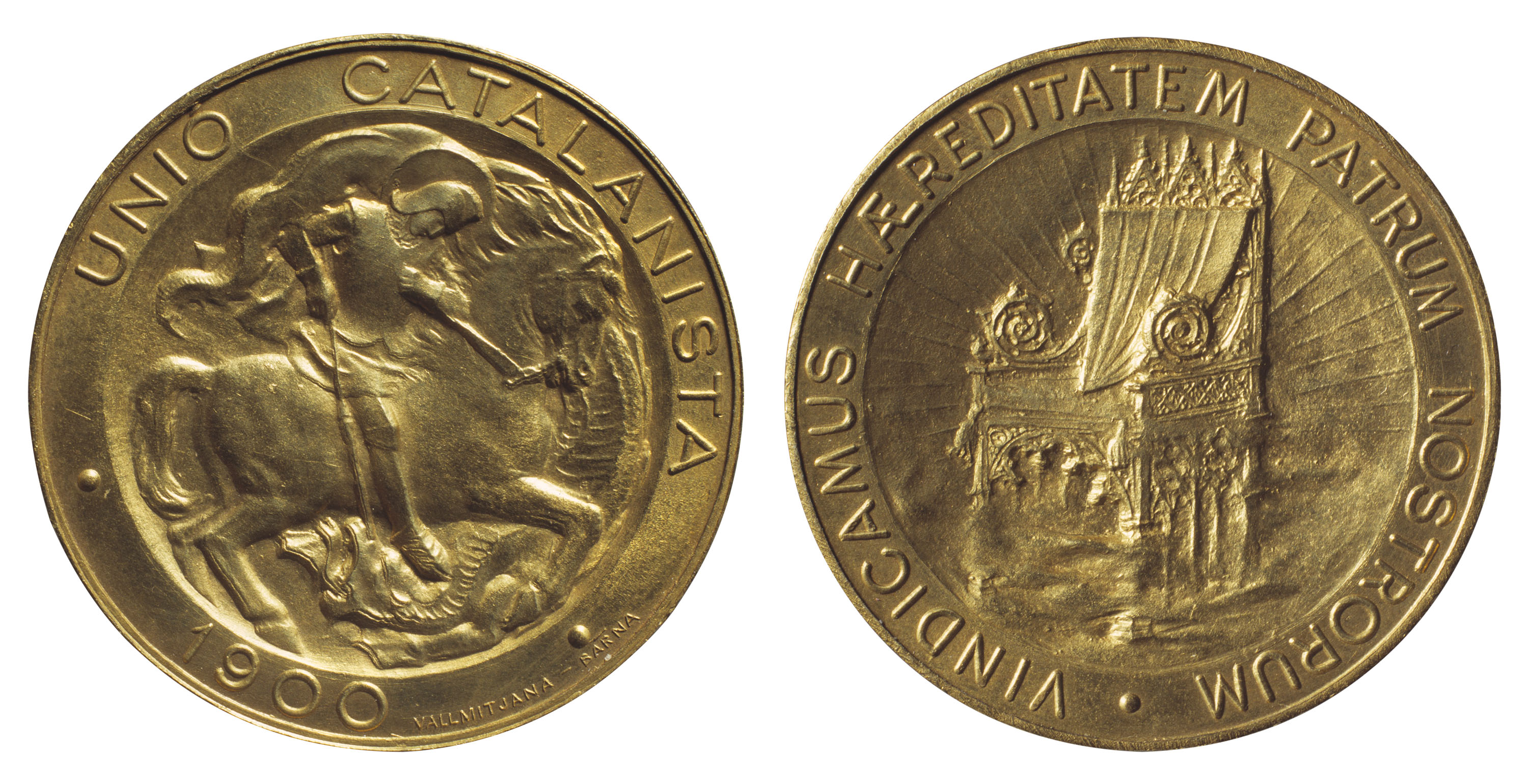 image for: Juli Vallmitjana - Unió Catalanista (100 pessetes) - 1900