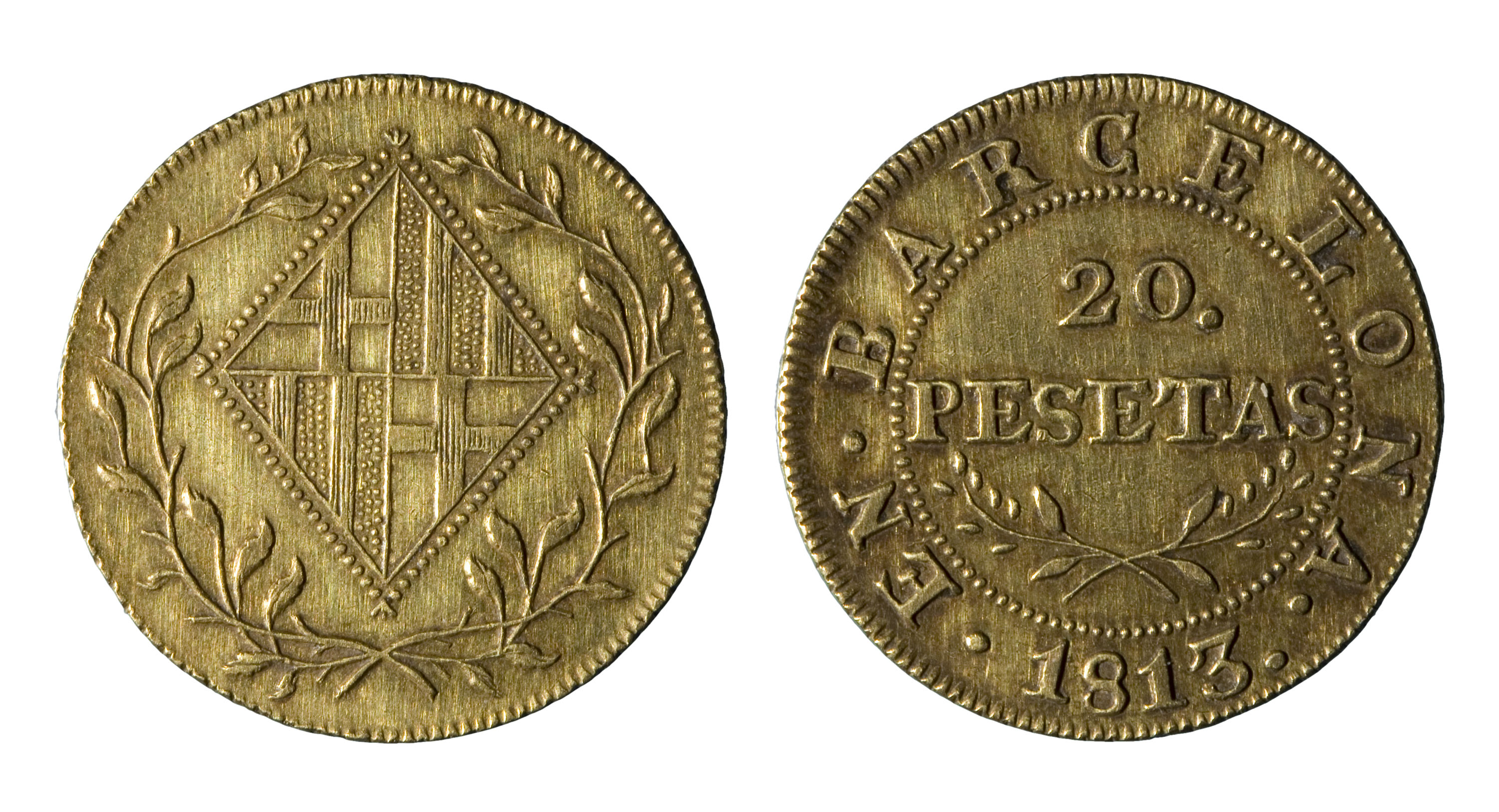 image for: Ocupació francesa - 20 pessetes - 1812
