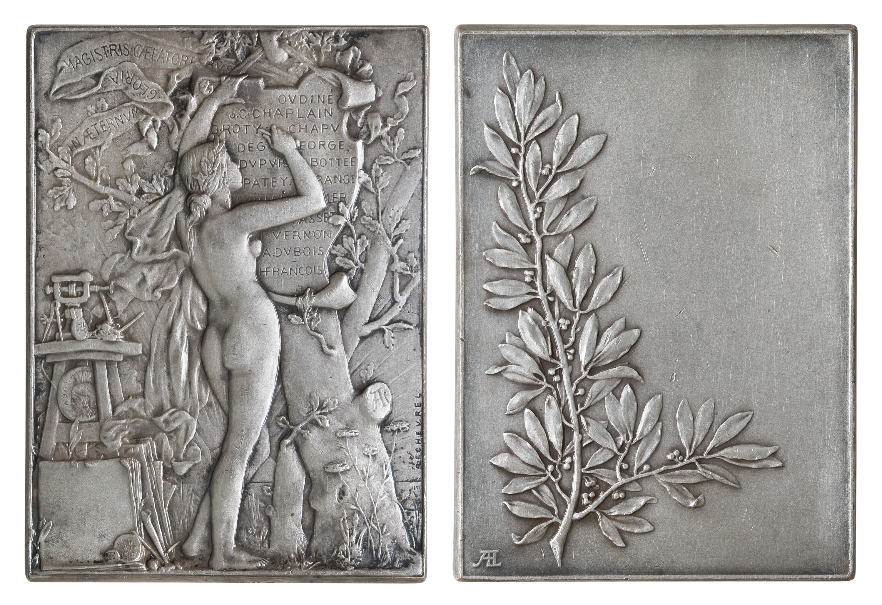 image for: Alphonse Eugène Lechevrel - Homenatge als gravadors francesos - 1891 (?)