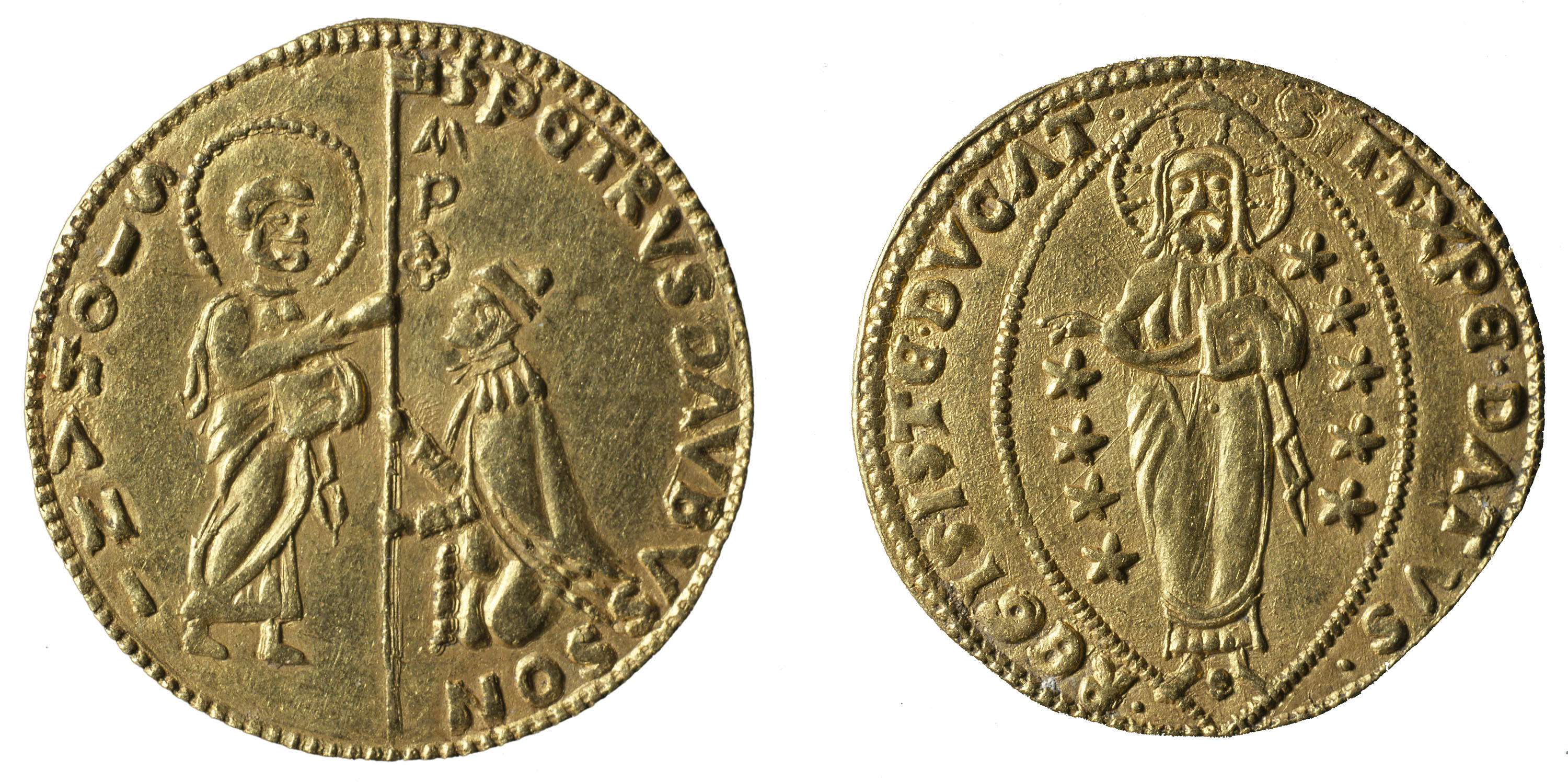 image for: Pierre d'Aubusson, gran mestre de l'orde de Sant Joan de Jerusalem - Ducat - 1476-1503