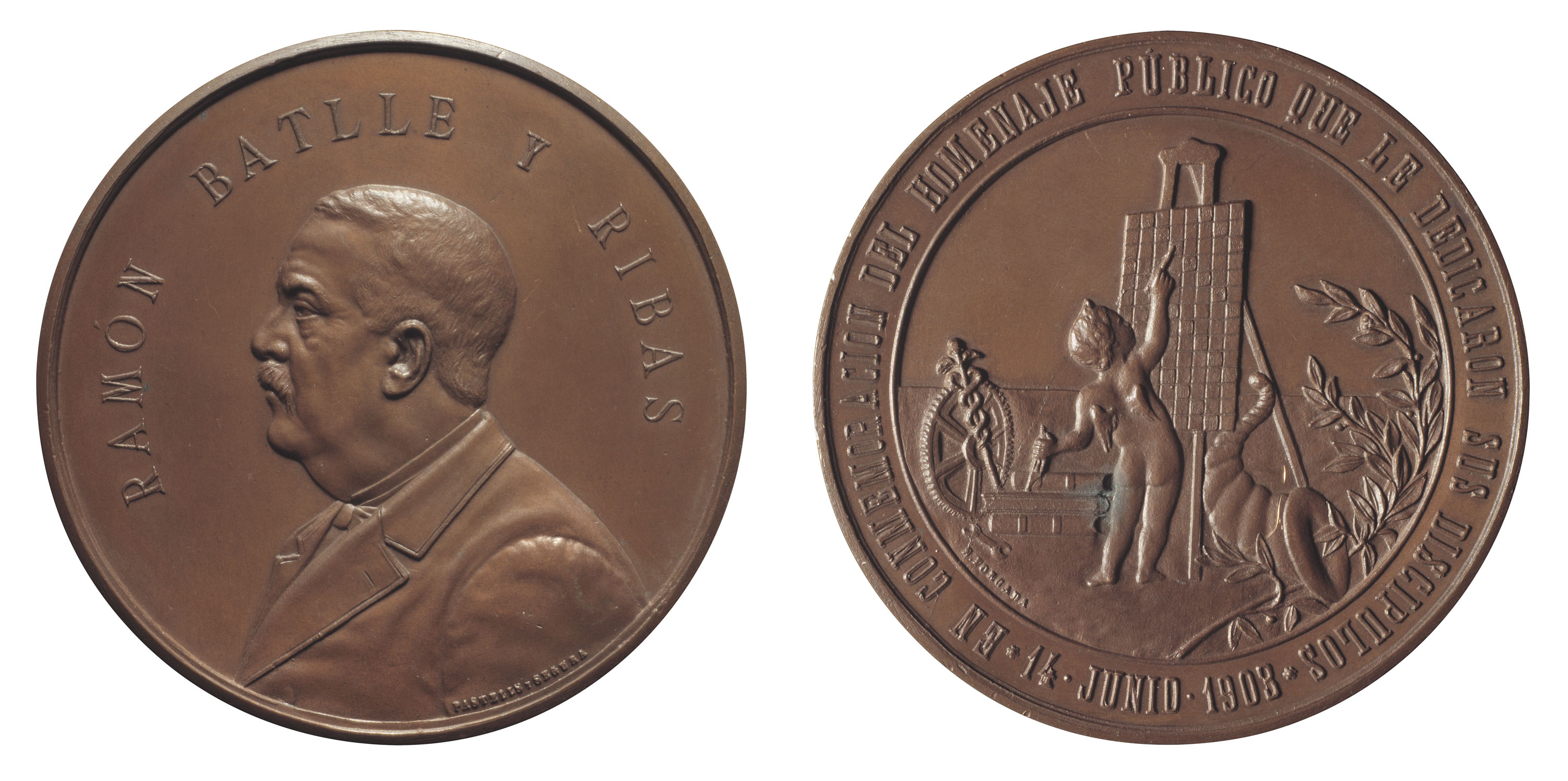 image for: Josep Soler Forcada - A Ramon Batlle i Ribas - 1903