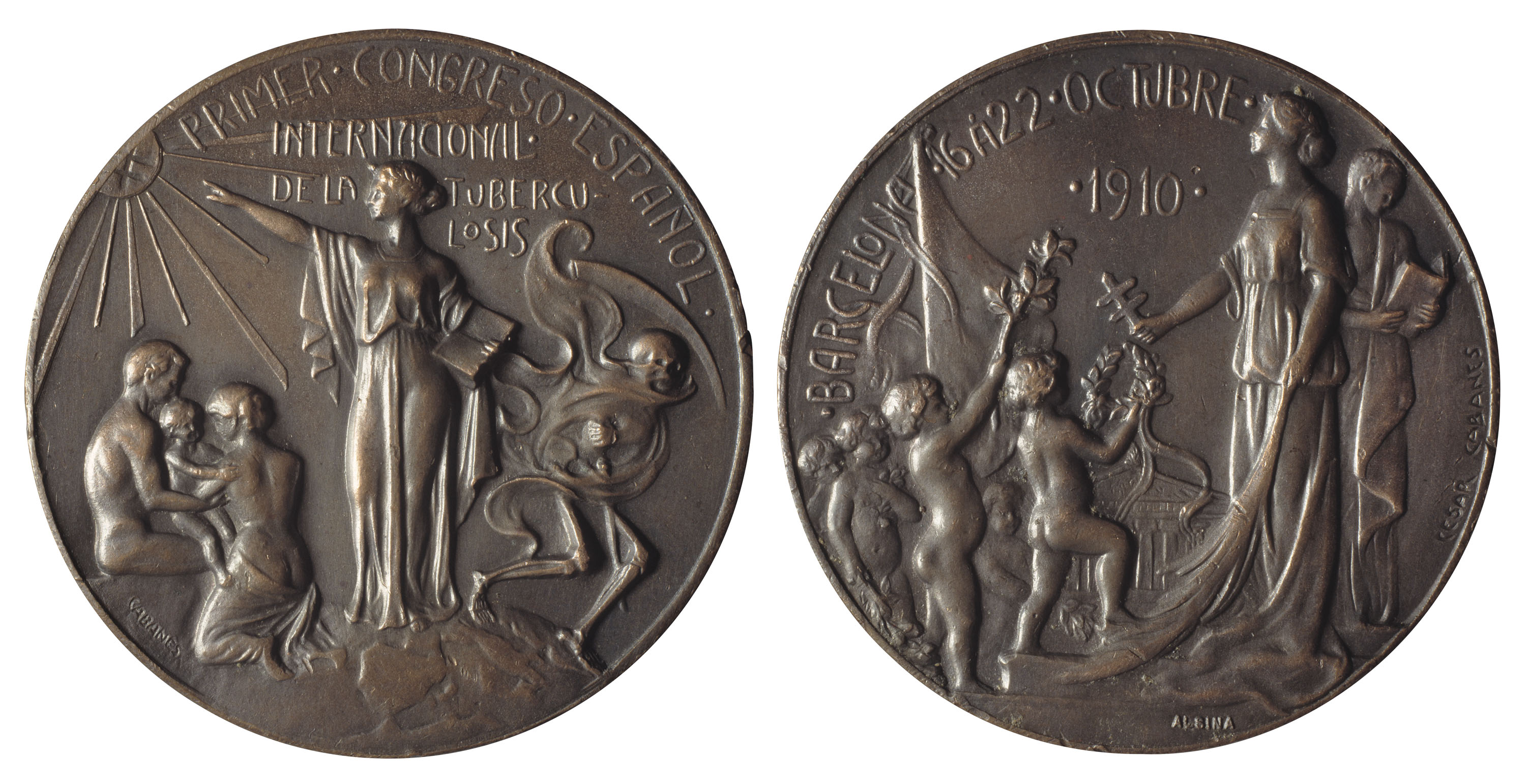 image for: Antoni Alsina - Primer Congrés Espanyol Internacional de Tuberculosi - 1910