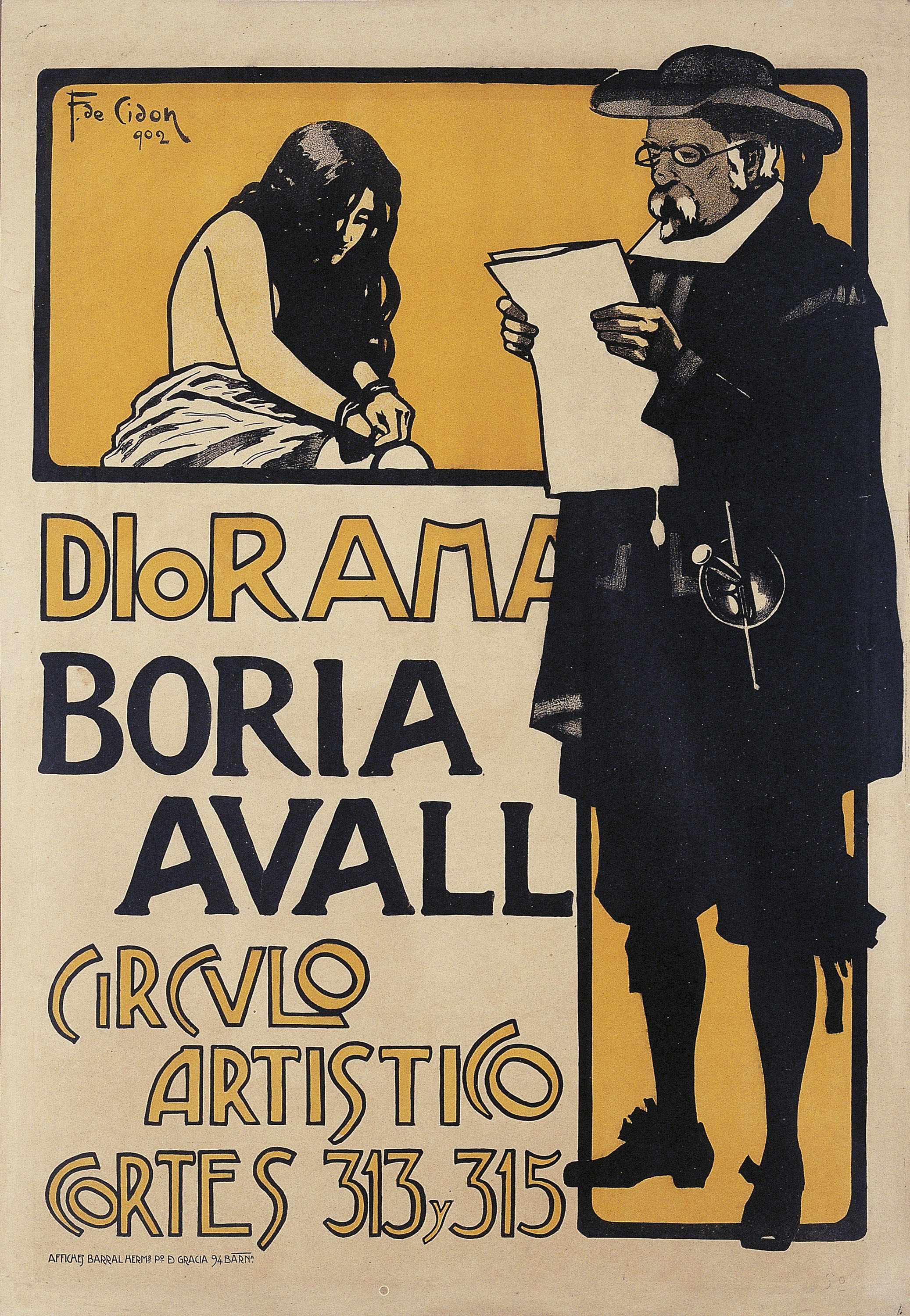image for: Francisco de Cidón - Diorama Boria avall - 1902