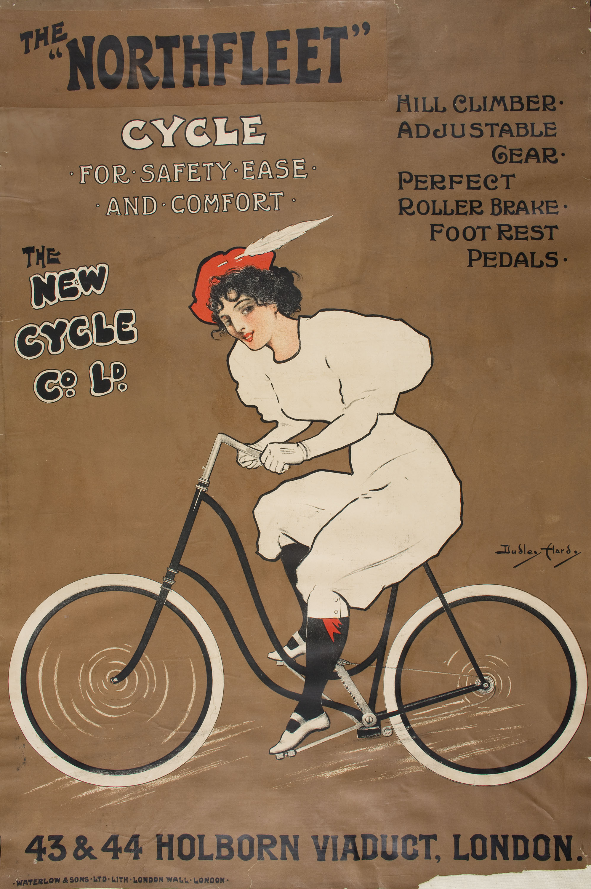 image for: Dudley Hardy - The Northfleet Cycle - Anterior a 1903