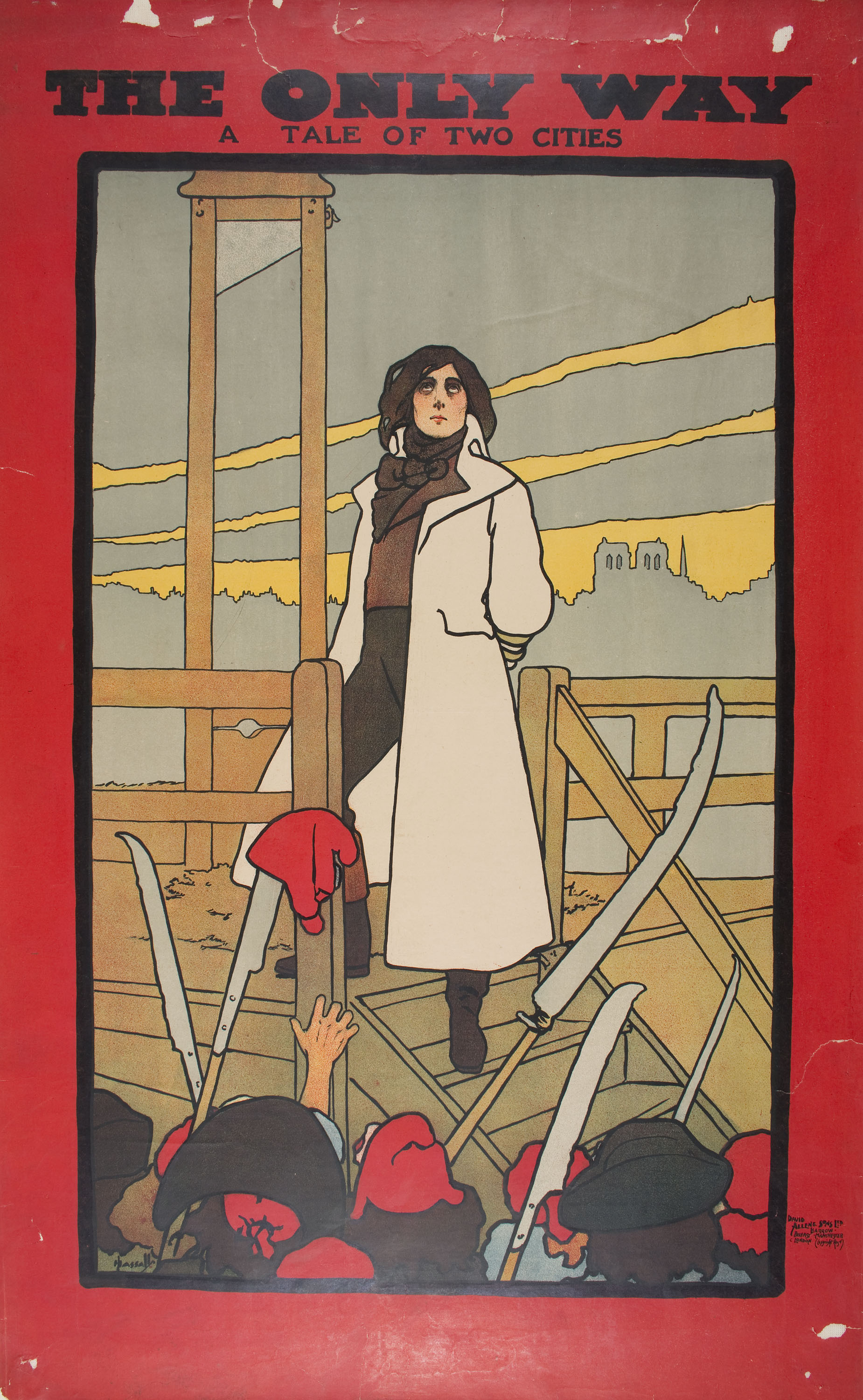 image for: John Hassall - The Only Way - 1899 o anterior